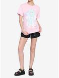 Pastel Kawaii Girl Balloon Girls Boyfriend Fit T-Shirt By Chisana Mun, MULTI, alternate