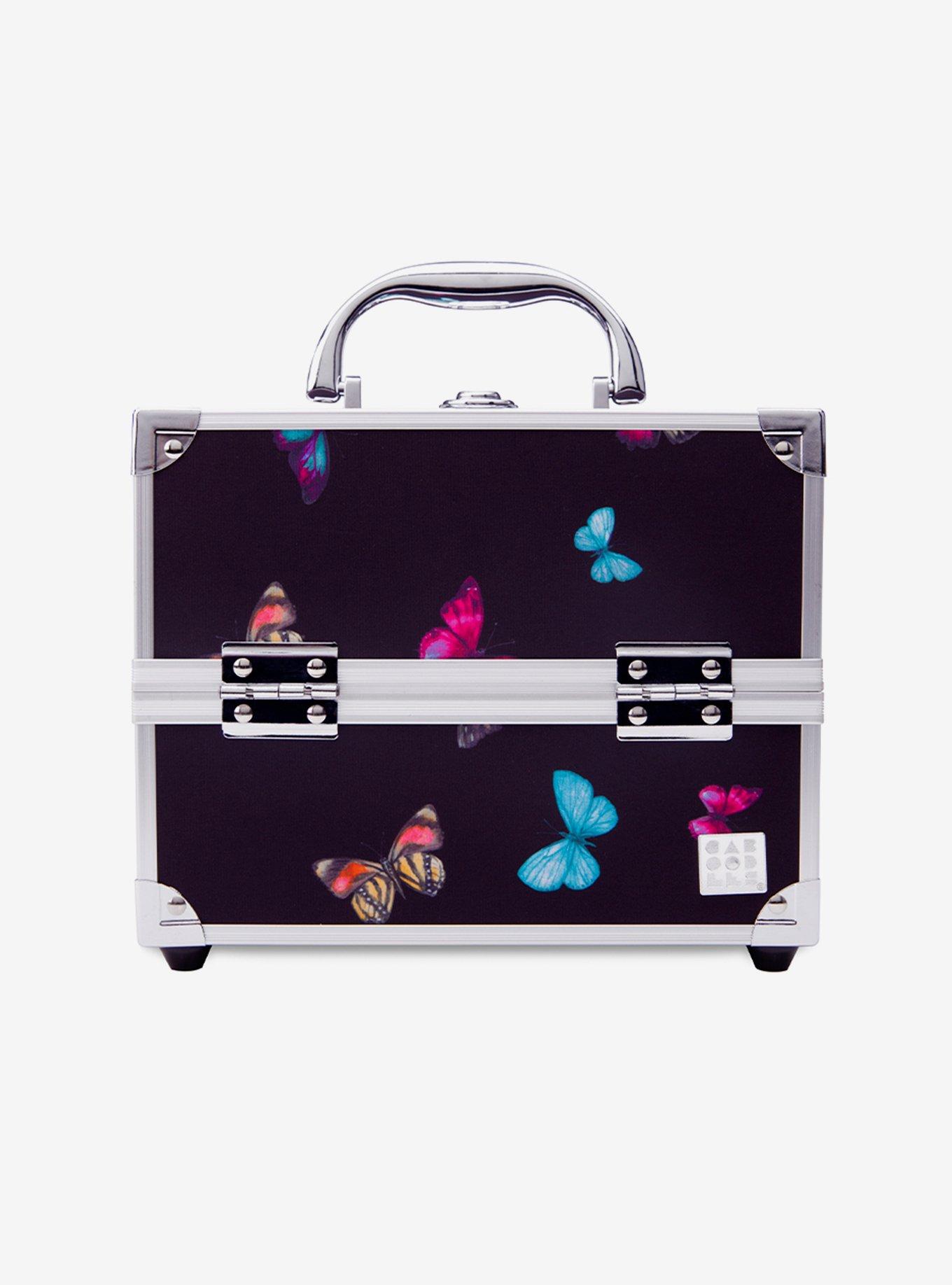 Caboodles Adored Train Case Social Butterfly, , alternate