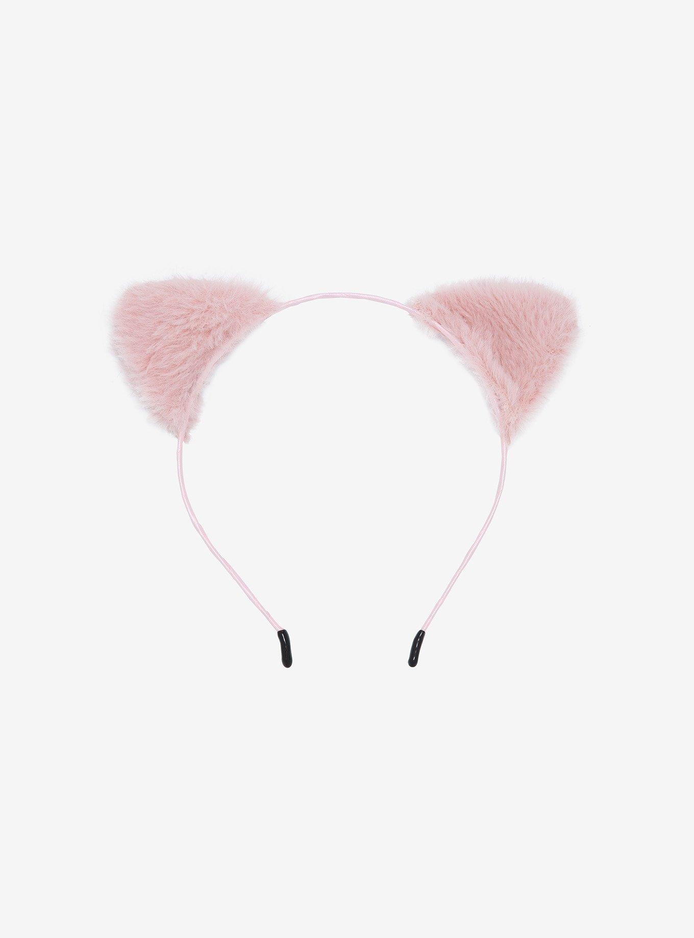 Plush Cat Ear Headband Set, , alternate
