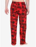 Stranger Things Logo Red Wash Pajama Pants, MULTI, alternate