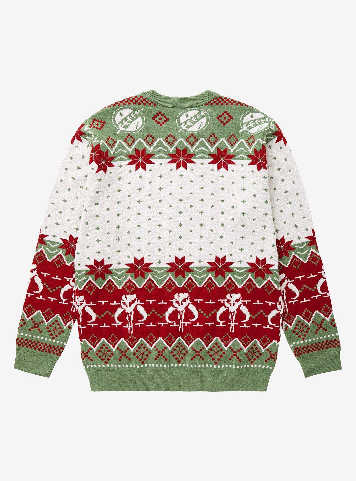 Star Wars Boba Fett Boba It's Cold Outside Holiday Sweater - BoxLunch Exclusive, MULTI, alternate