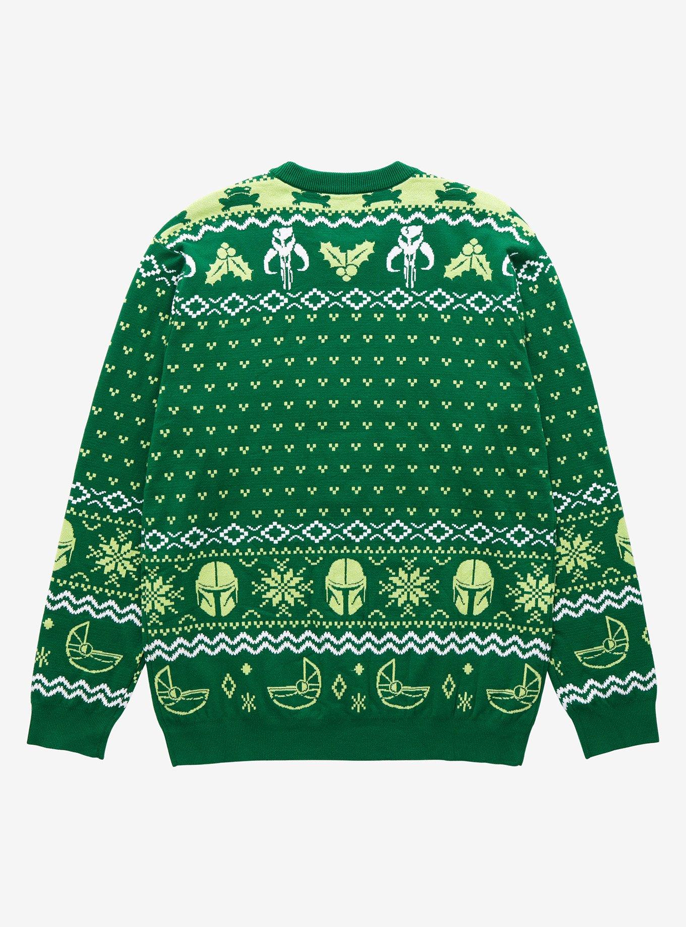 Star Wars The Mandalorian The Child Holiday Sweater - BoxLunch Exclusive, MULTI, alternate