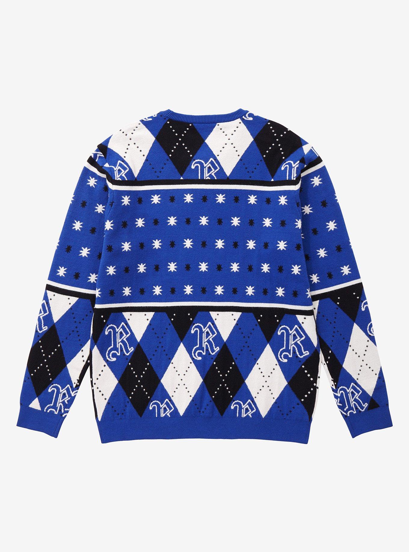 Harry Potter Ravenclaw Crest Holiday Sweater - BoxLunch Exclusive, MULTI, alternate