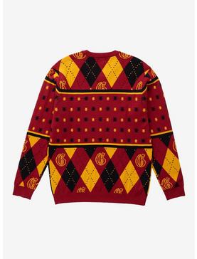 Harry Potter Gryffindor Crest Holiday Sweater - BoxLunch Exclusive, , hi-res