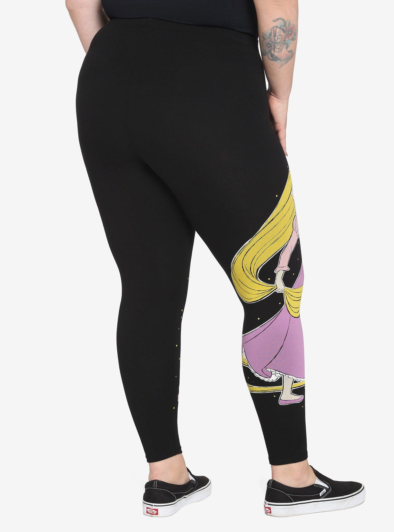 Disney Princess Tangled Rapunzel & Pascal Lantern Leggings Plus Size, MULTI, alternate