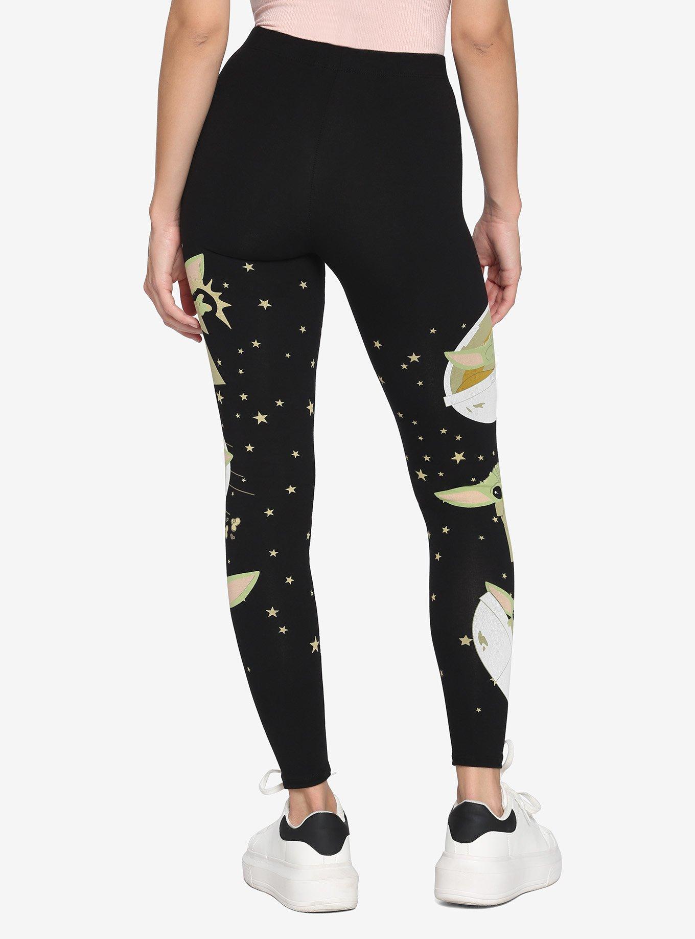 Star Wars The Mandalorian The Child Stars Leggings, MULTI, alternate