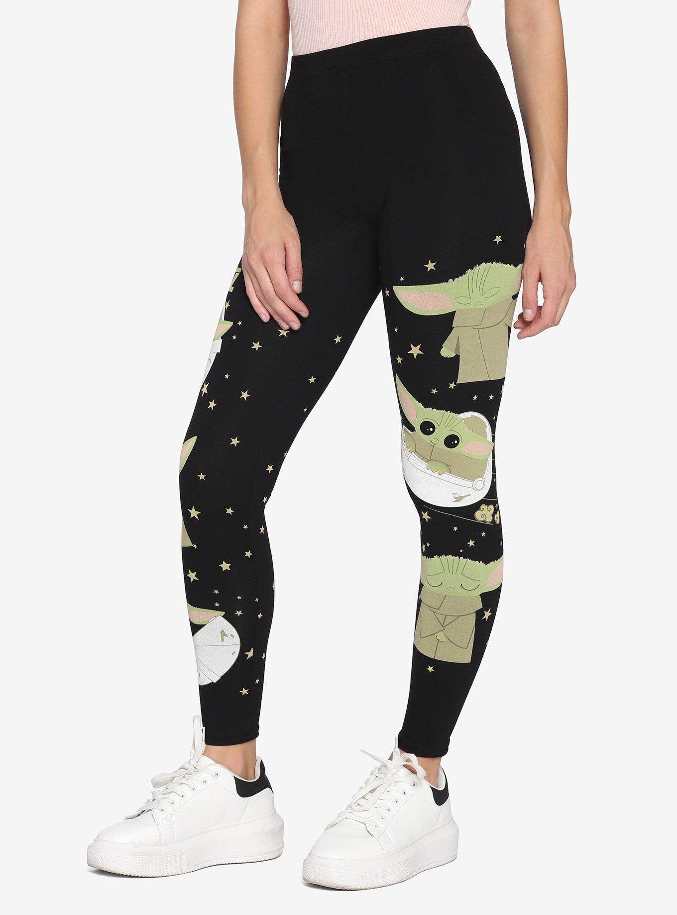 Star Wars The Mandalorian The Child Stars Leggings, MULTI, alternate