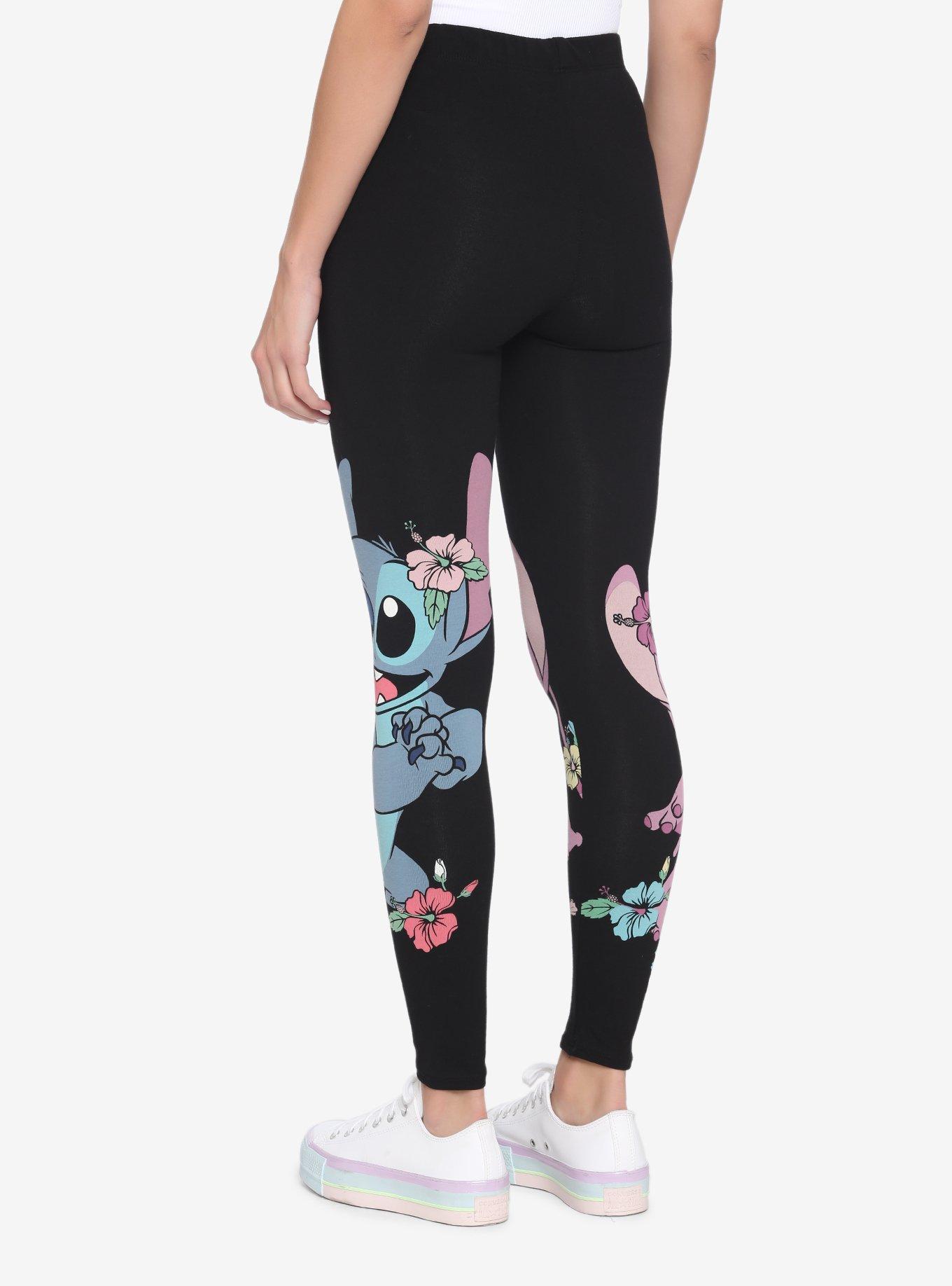 Disney Lilo & Stitch Luau Angel & Stitch Leggings Plus Size