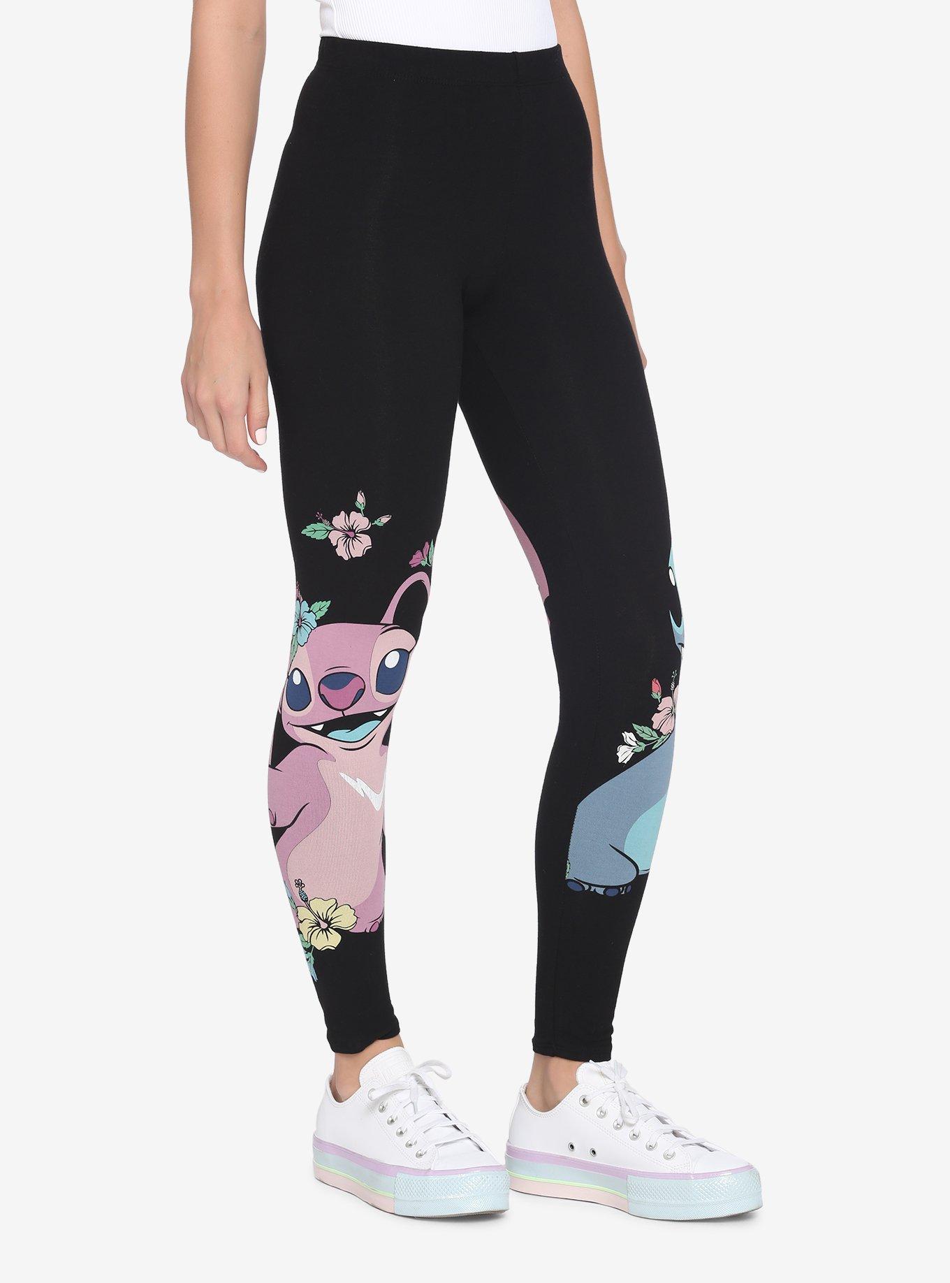 Disney Lilo & Stitch Luau Angel & Stitch Leggings, MULTI, alternate