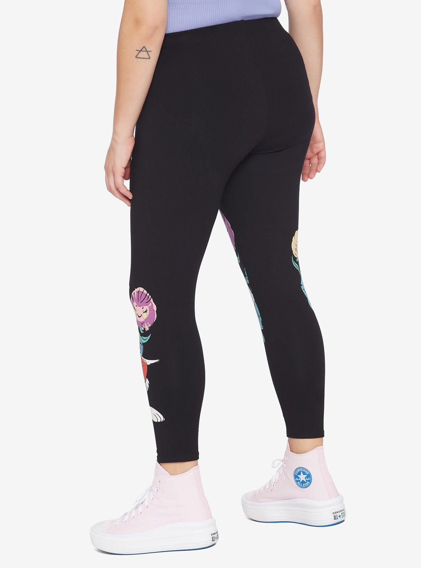 Disney Alice In Wonderland White Rabbit & Alice Leggings Plus Size, MULTI, alternate