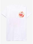 Dance Gavin Dance Snake Logo Girls T-Shirt, BRIGHT WHITE, alternate