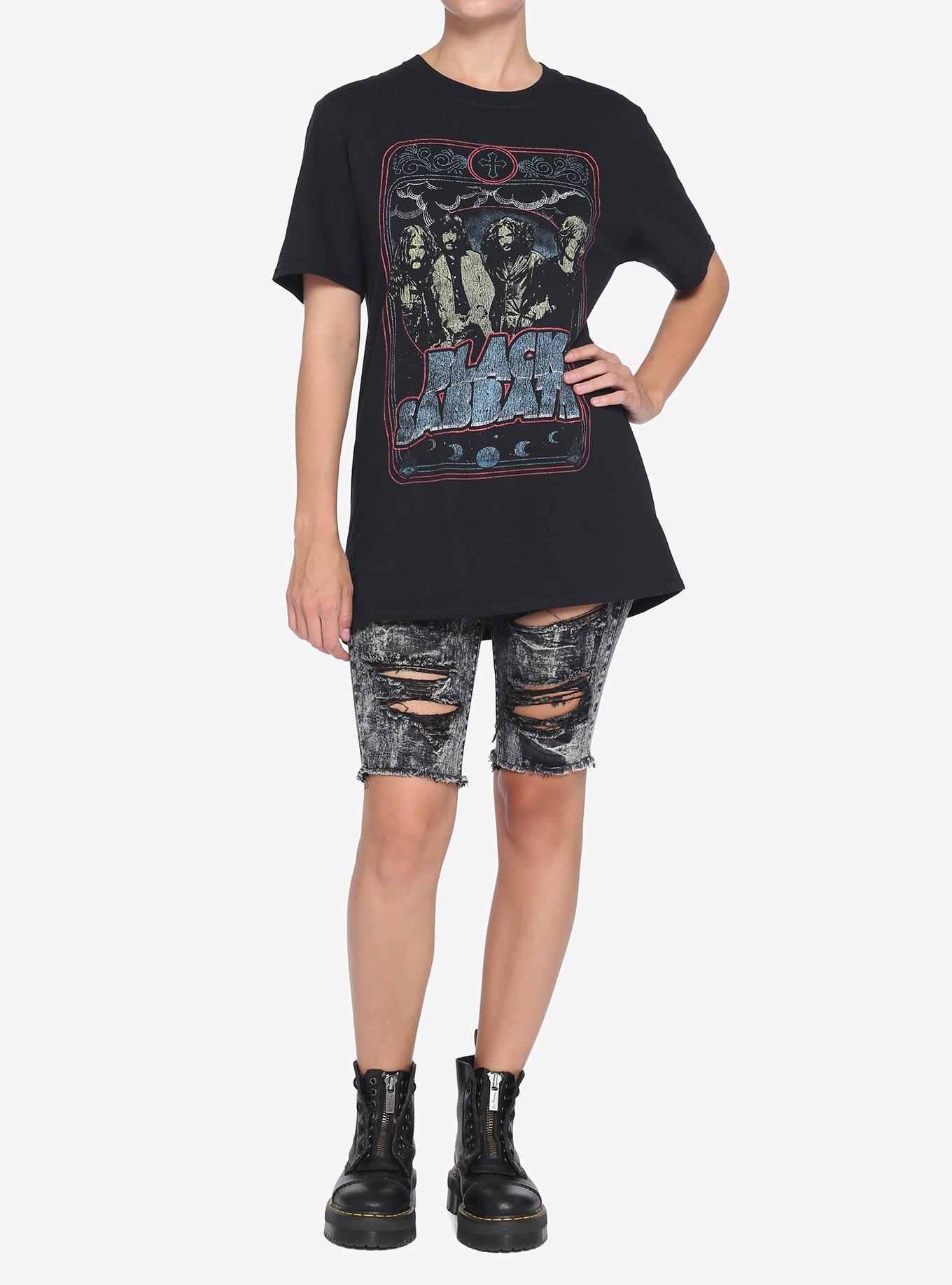 Black Sabbath Tarot Girls T-Shirt, BLACK, alternate