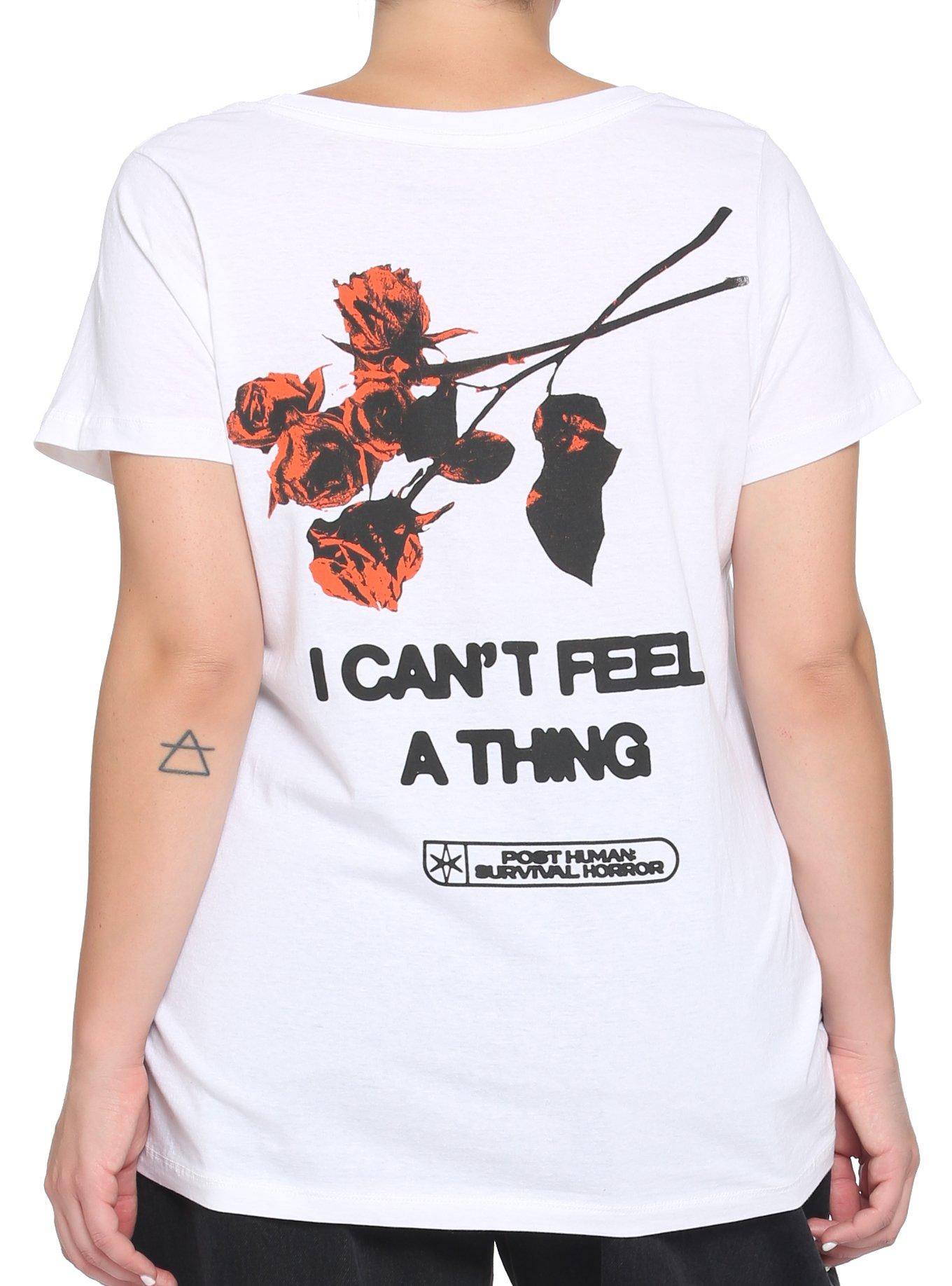 Bring Me The Horizon Teardrops Girls T-Shirt Plus Size, BRIGHT WHITE, alternate