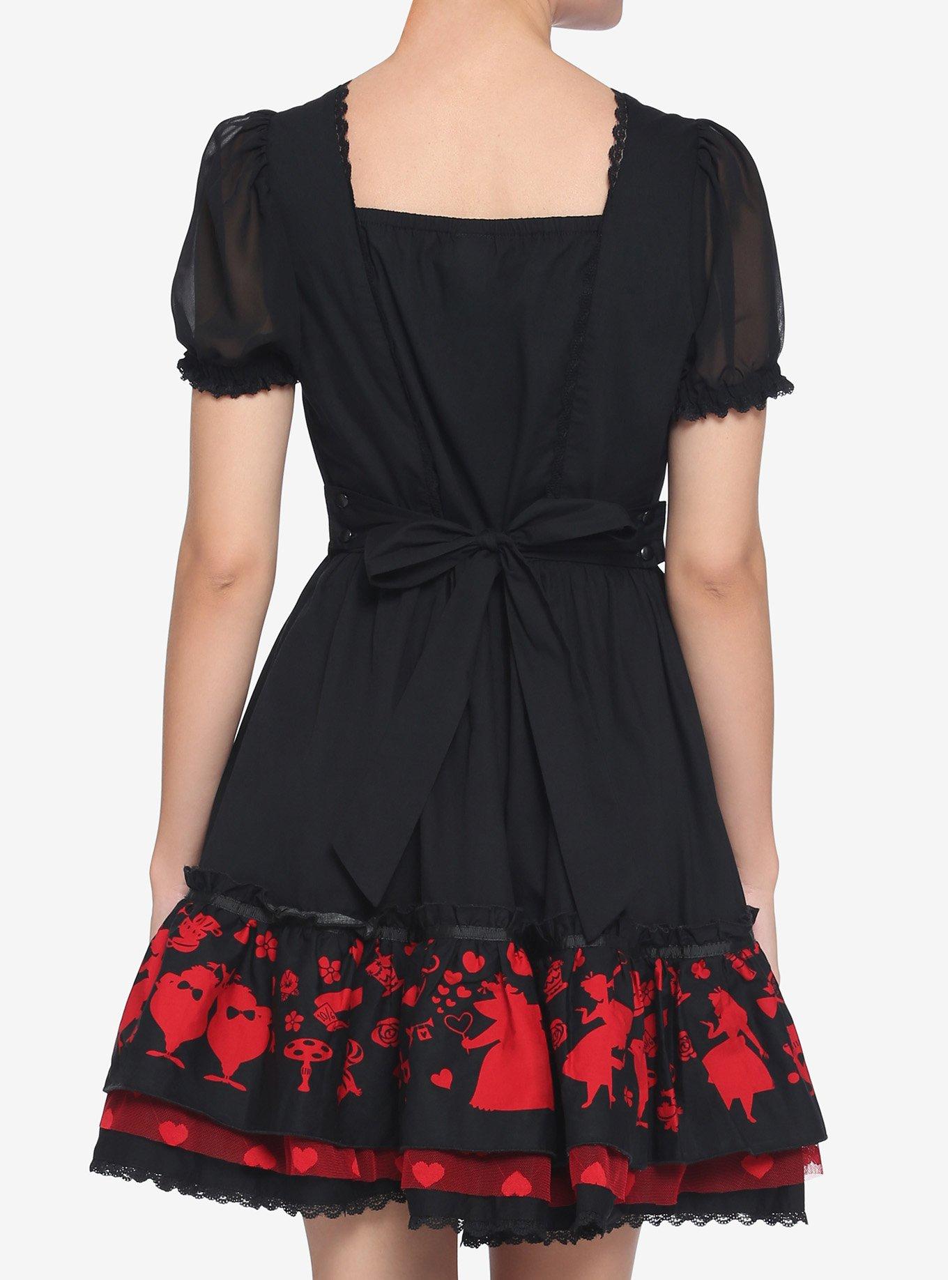 Disney Alice In Wonderland Queen Of Hearts Dress, MULTI, alternate