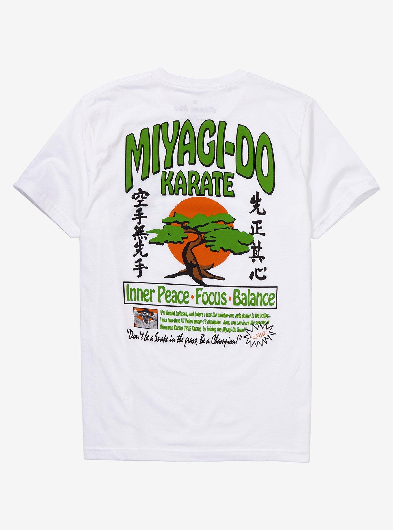 Cobra Kai Miyagi-Do Karate T-Shirt - BoxLunch Exclusive, OFF WHITE, alternate