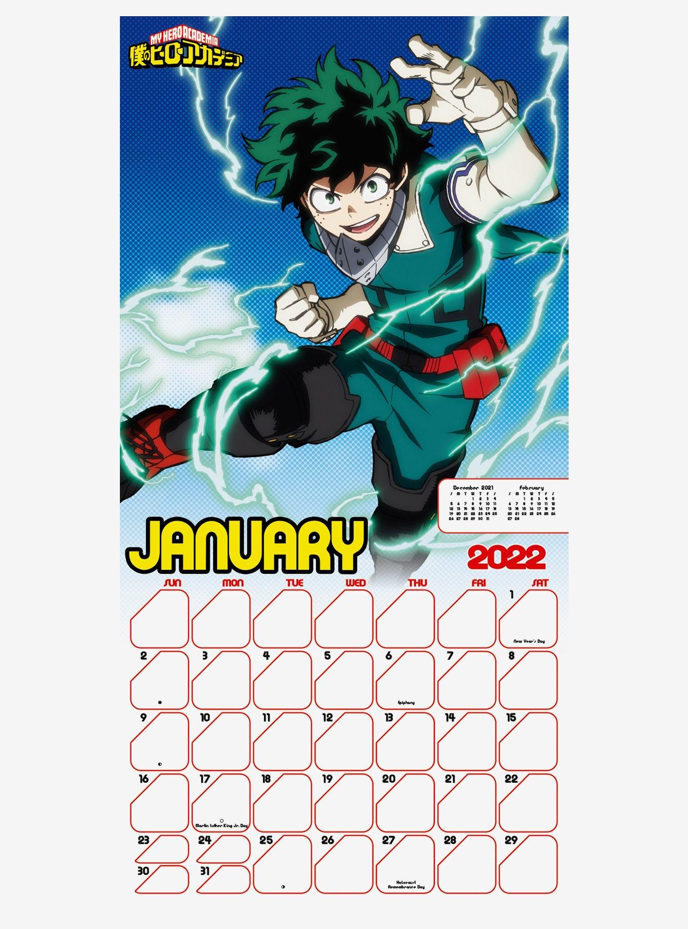 My Hero Academia 16-Month 2022 Calendar, , alternate