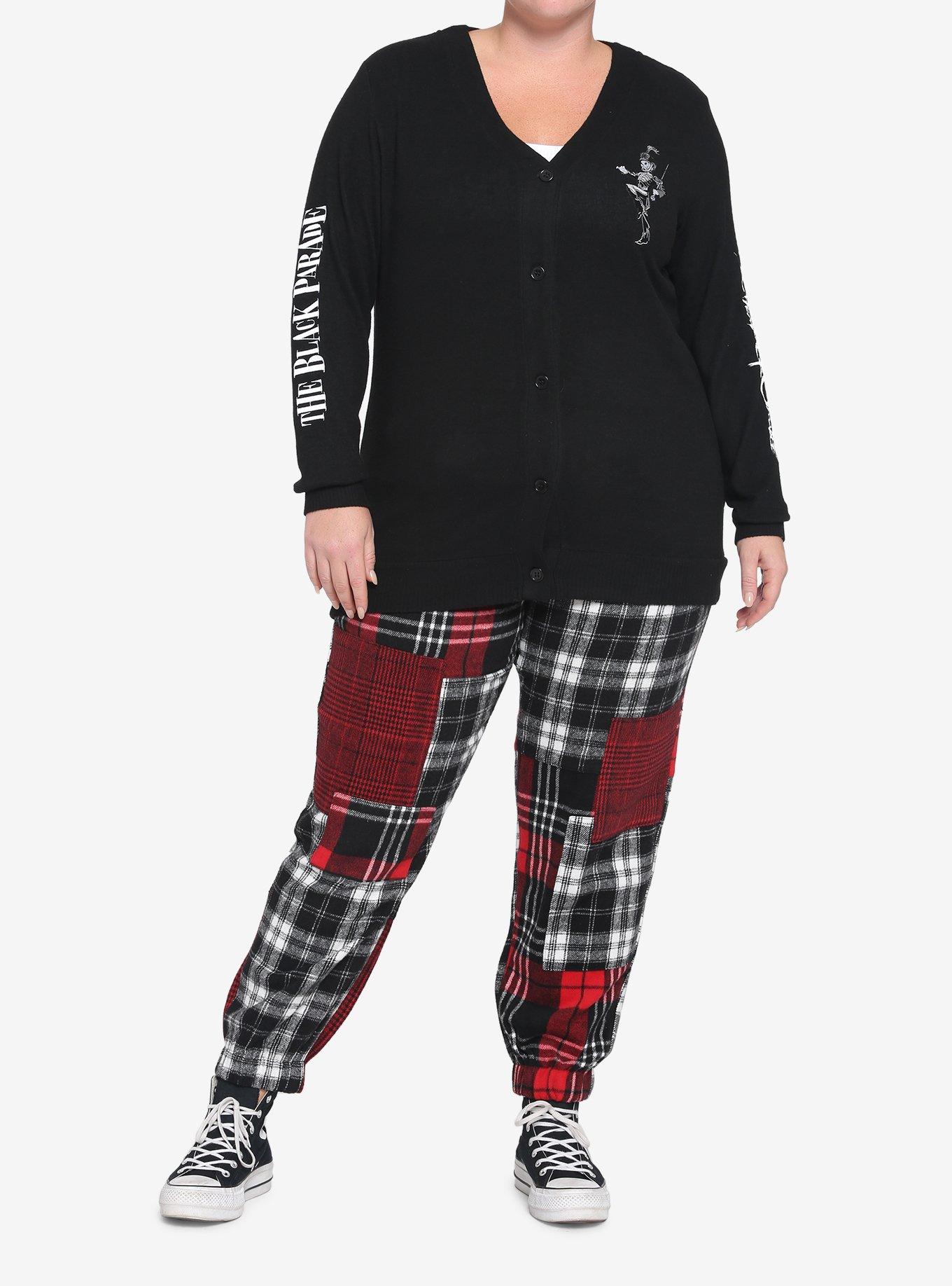 My Chemical Romance The Black Parade Girls Cardigan Plus Size, BLACK, alternate