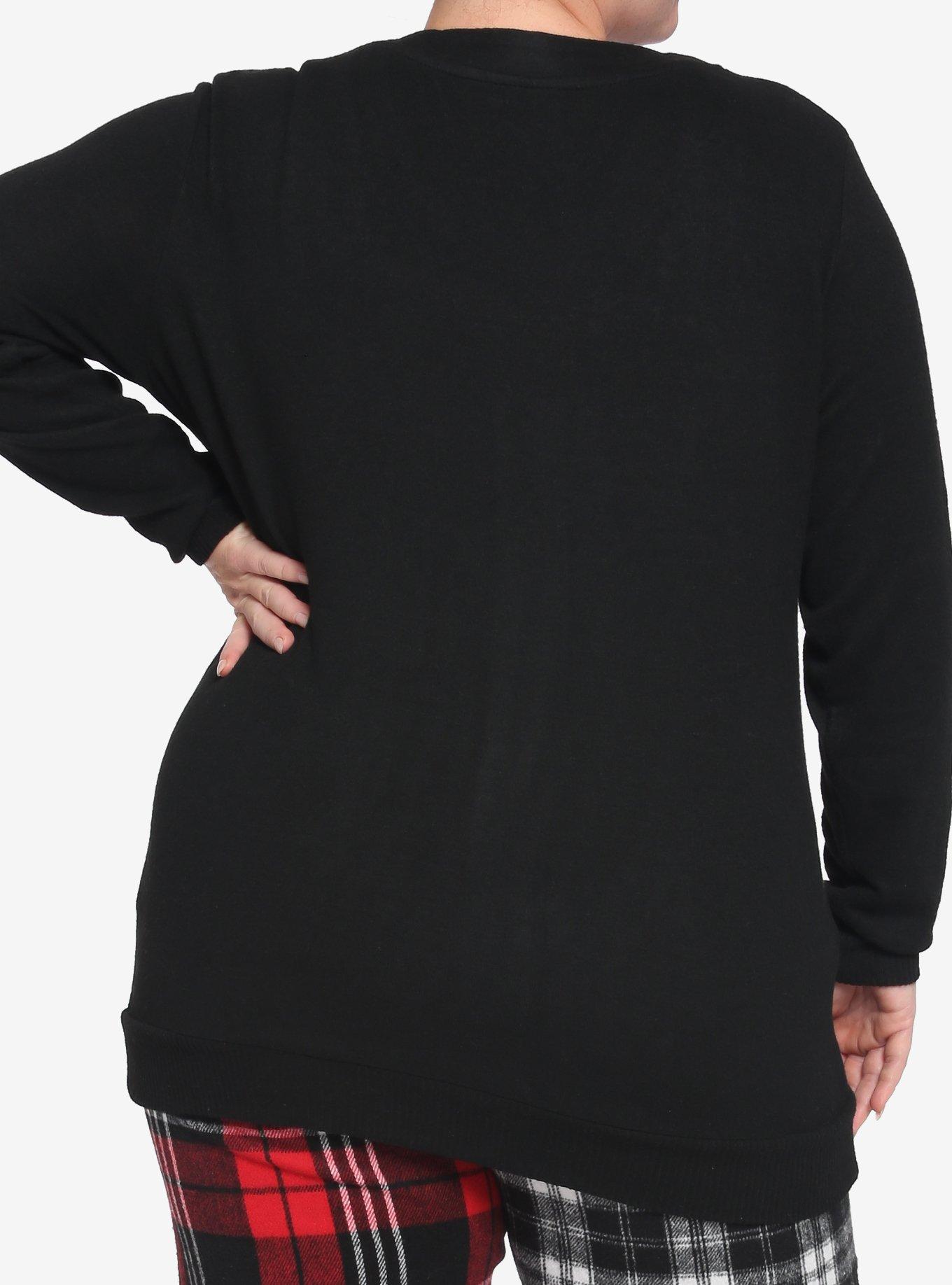 My Chemical Romance The Black Parade Girls Cardigan Plus Size, BLACK, alternate