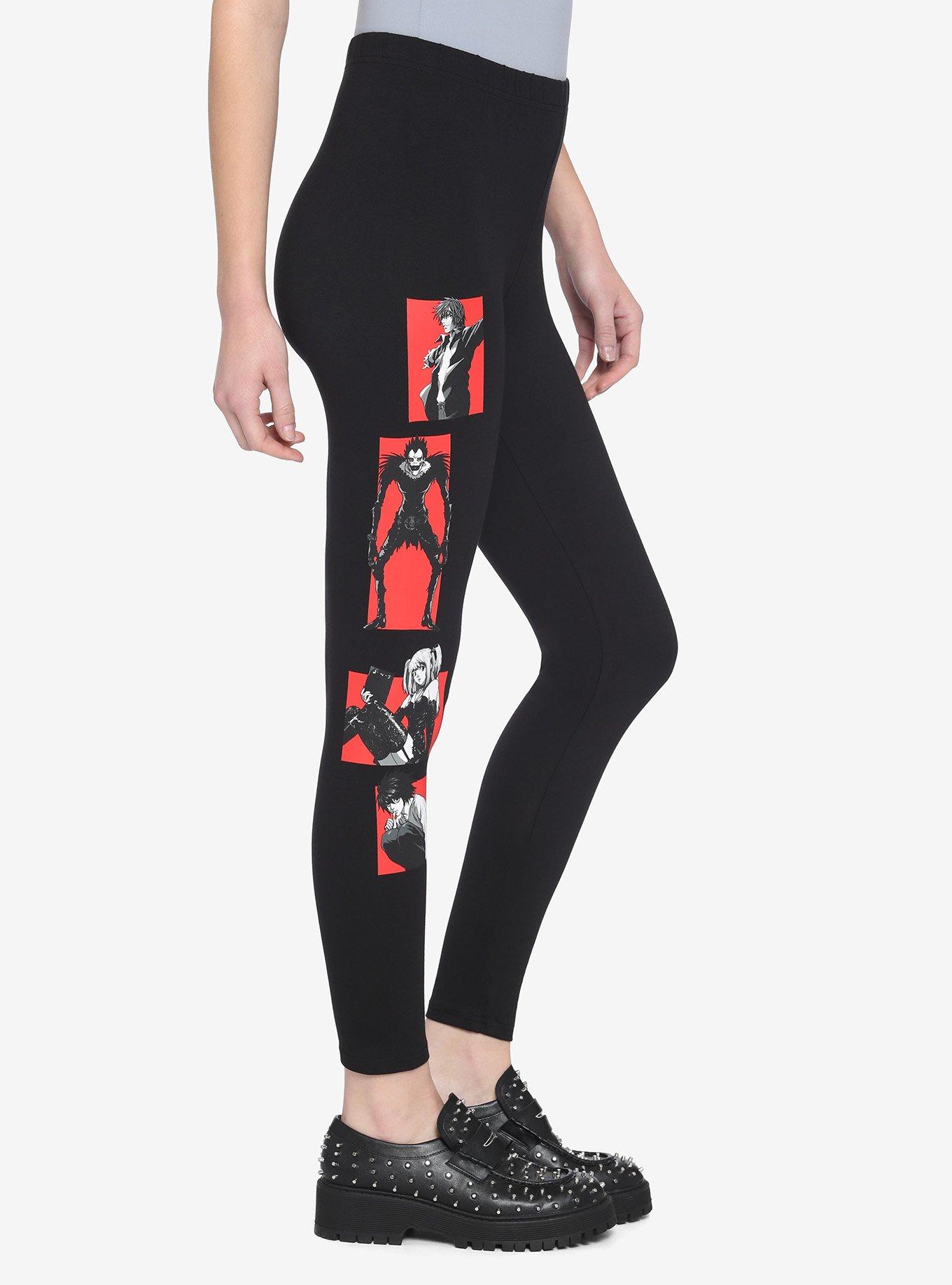 Death Note Characters Leggings, MULTI, alternate