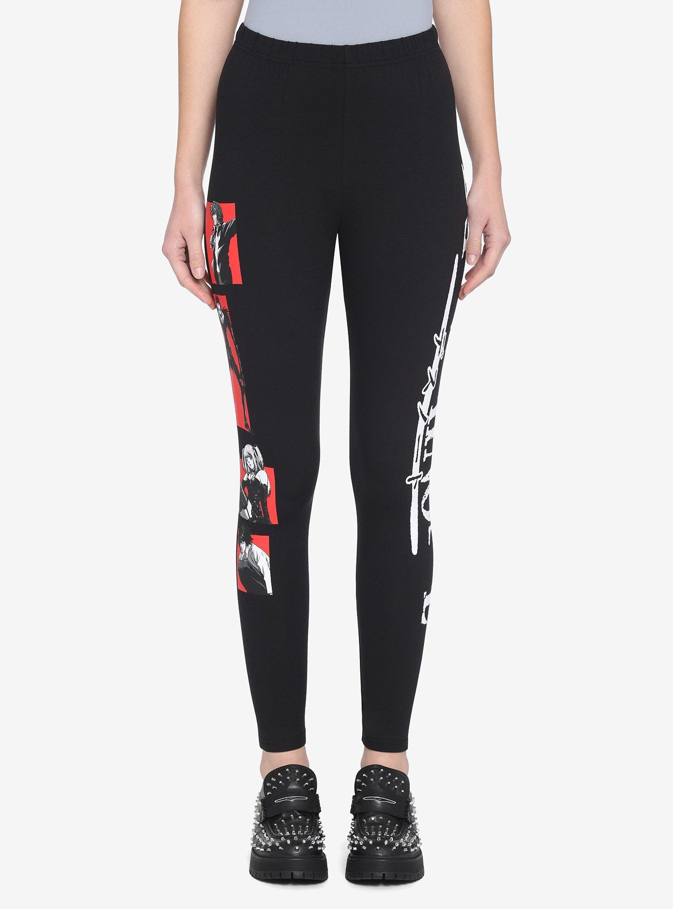 Death Note Characters Leggings, MULTI, alternate