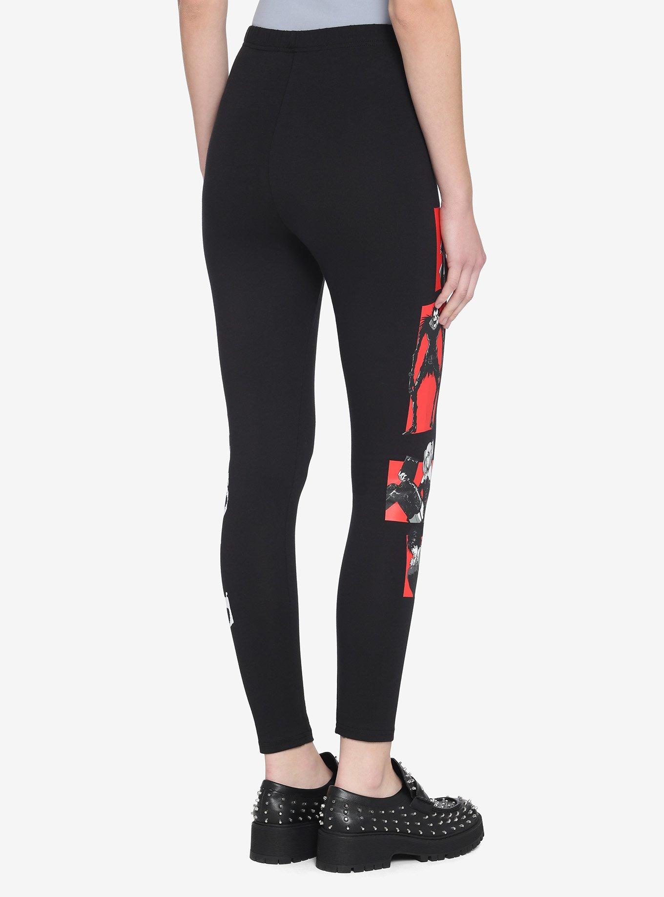 Death Note Characters Leggings, MULTI, alternate