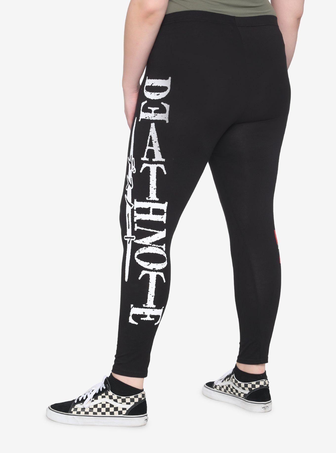 Death Note Characters Leggings Plus Size, MULTI, alternate