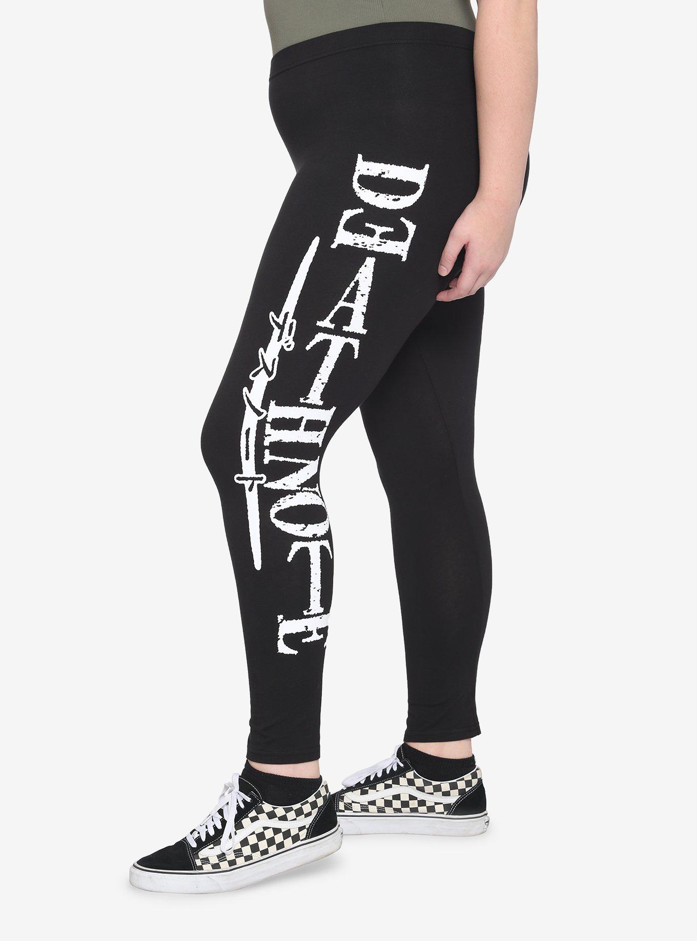 Death Note Characters Leggings Plus Size, MULTI, alternate