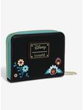 Loungefly Disney Alice in Wonderland White Rabbit Floral Small Zip Wallet - BoxLunch Exclusive, , alternate