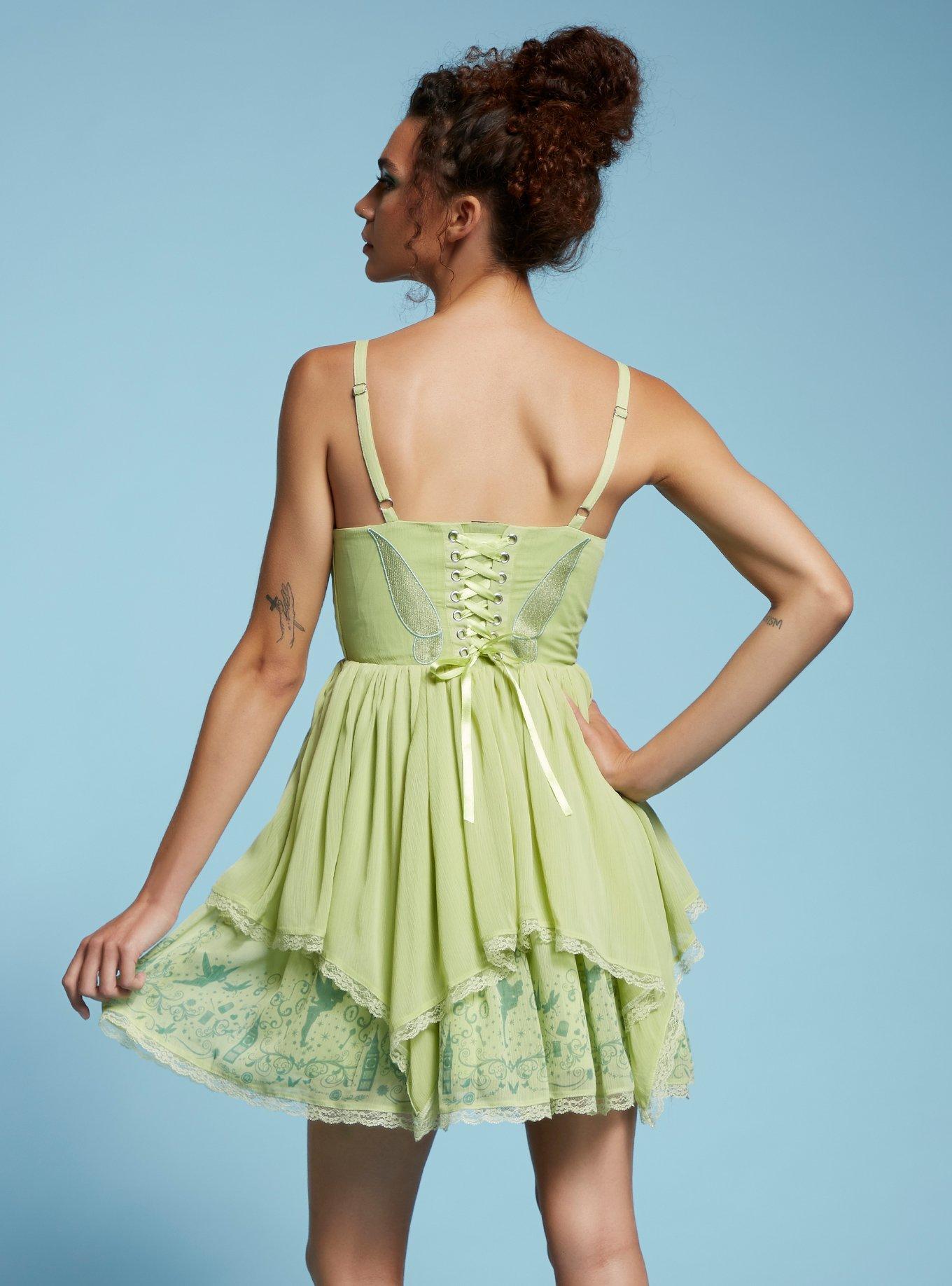 Disney Peter Pan Tinker Bell Dress, GREEN, alternate