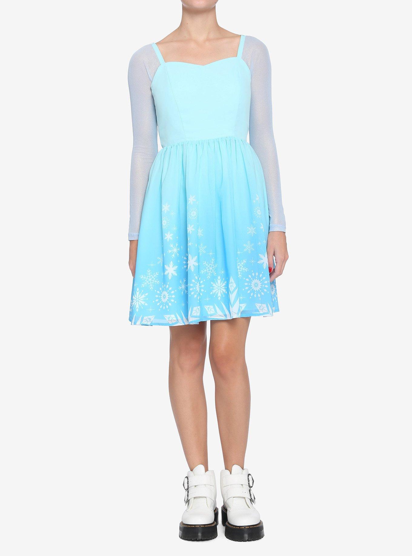 Disney Frozen Elsa Dress, BLUE, alternate