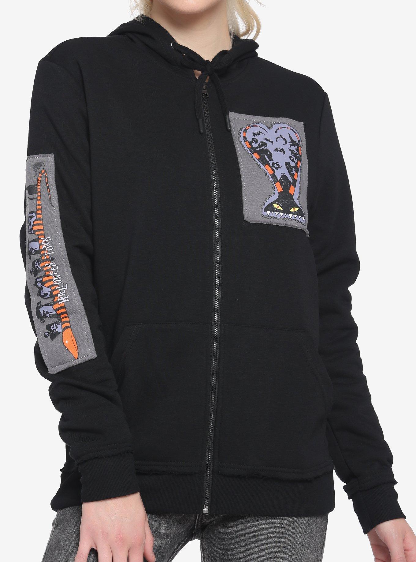 The Nightmare Before Christmas Patches Zip-Up Hoodie, MULTI, alternate