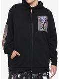 The Nightmare Before Christmas Patches Zip-Up Hoodie Plus Size, MULTI, alternate