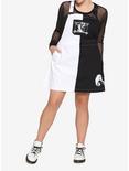 The Nightmare Before Christmas Black & White Split Skirtall Plus Size, MULTI, alternate