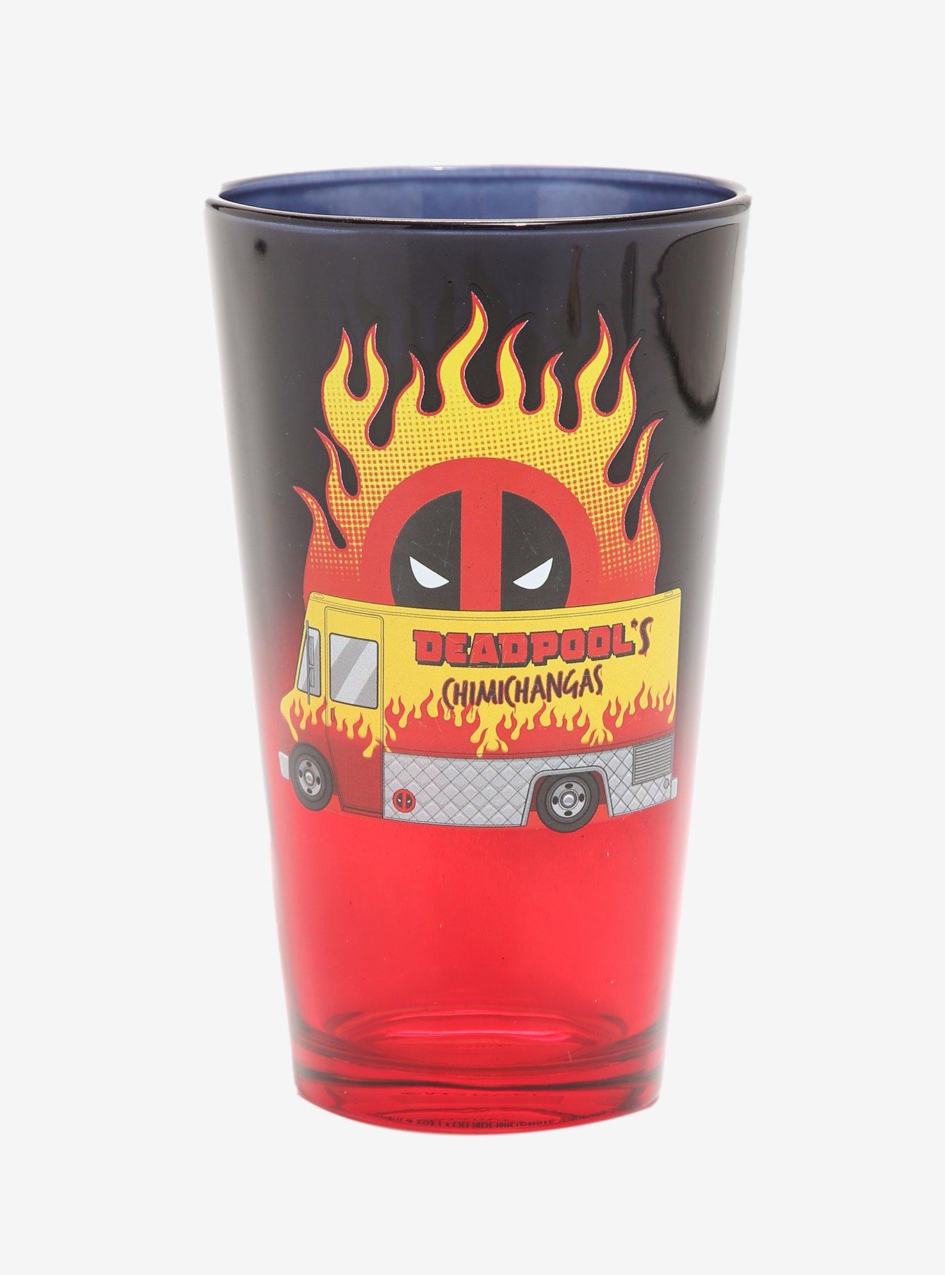 Marvel Deadpool Chimichanga Food Truck Pint Glass, , alternate