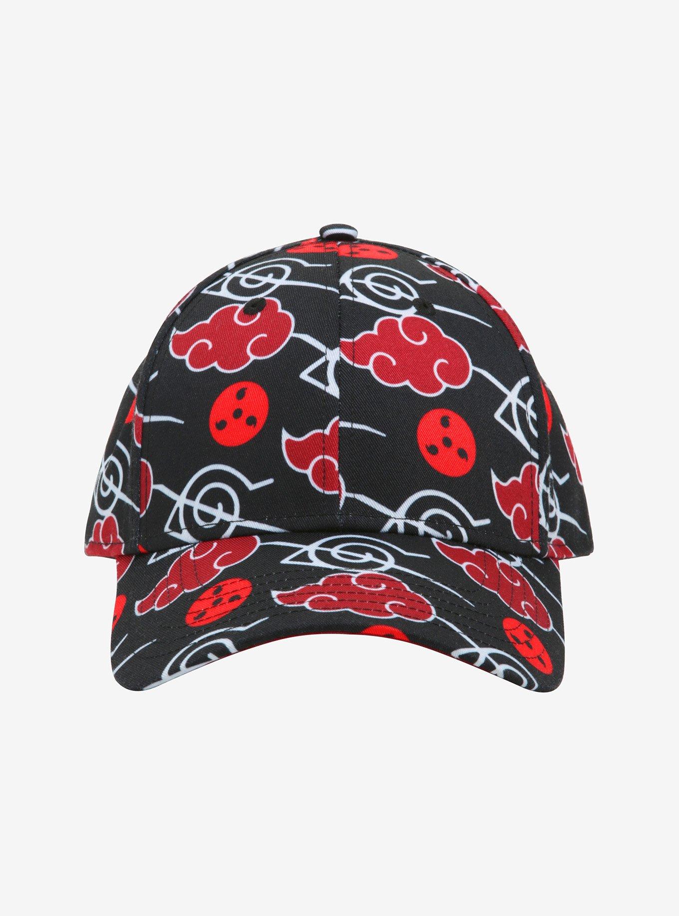 Naruto Shippuden Itachi Symbols Snapback Hat, , alternate