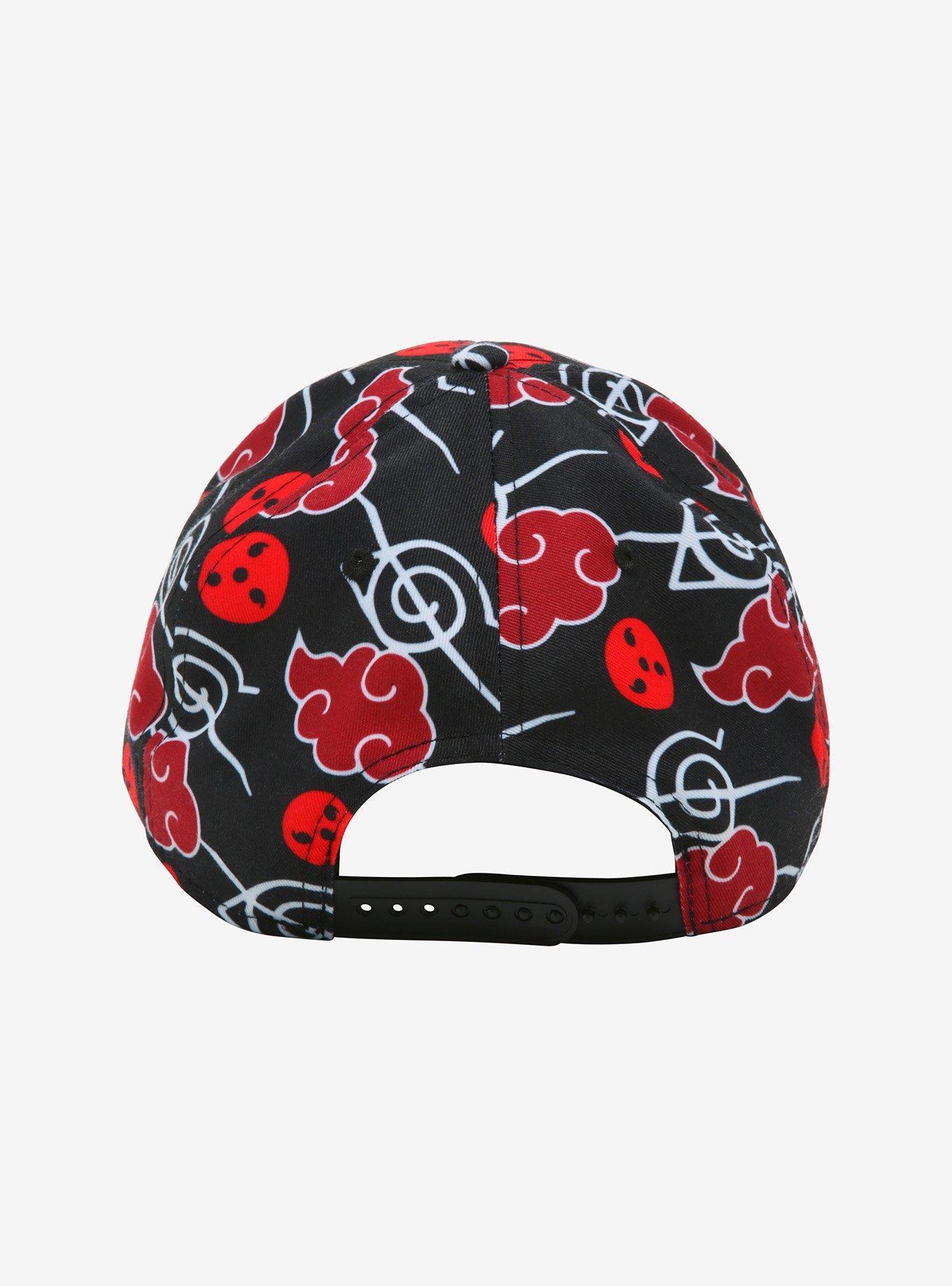 Naruto Shippuden Itachi Symbols Snapback Hat, , alternate