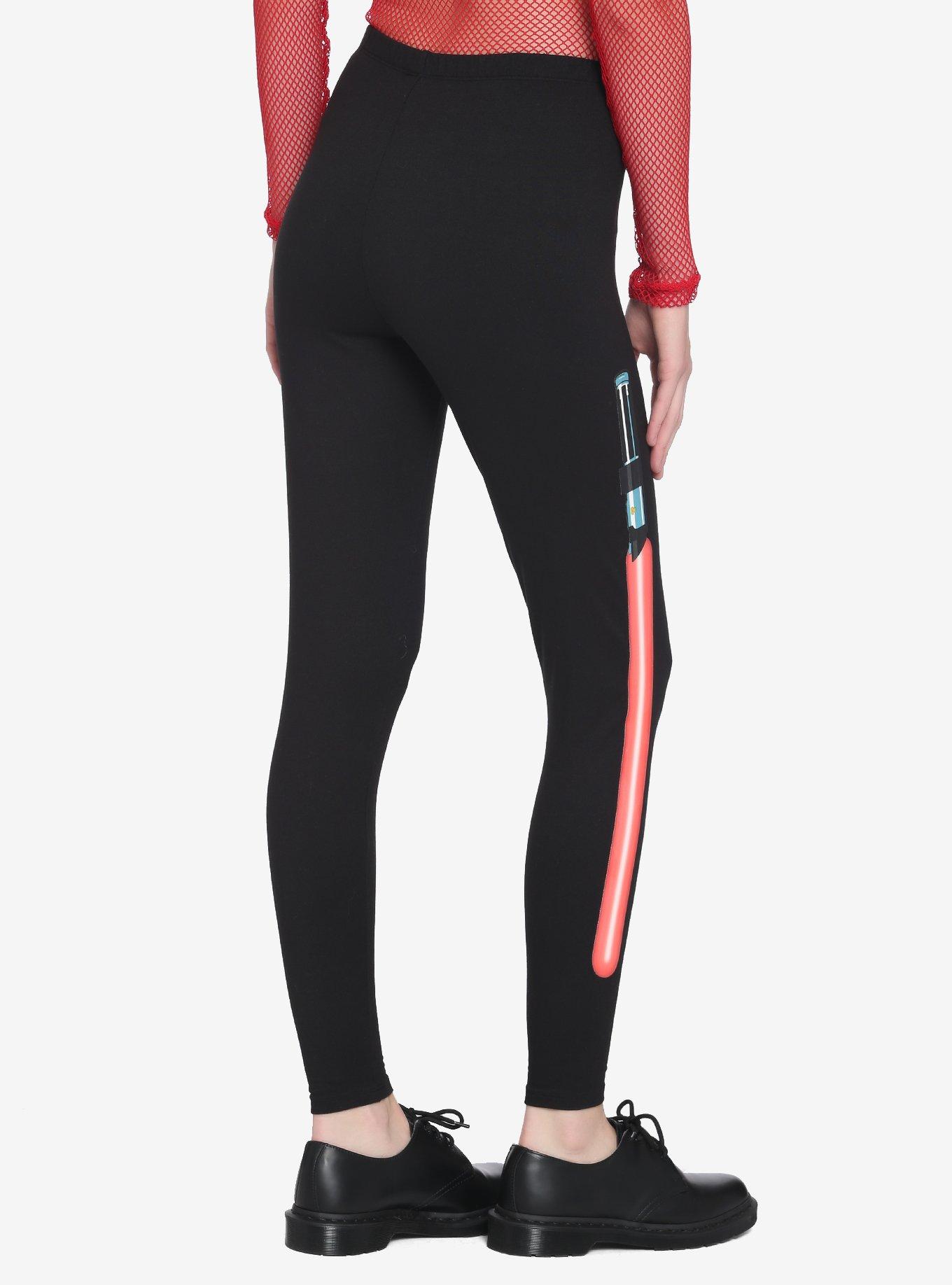 Her Universe Lucasfilm 50th Anniversary Star Wars Lightsaber Leggings, MULTI, alternate