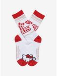 Nissin Cup Noodles X Hello Kitty Logo Crew Socks, , alternate