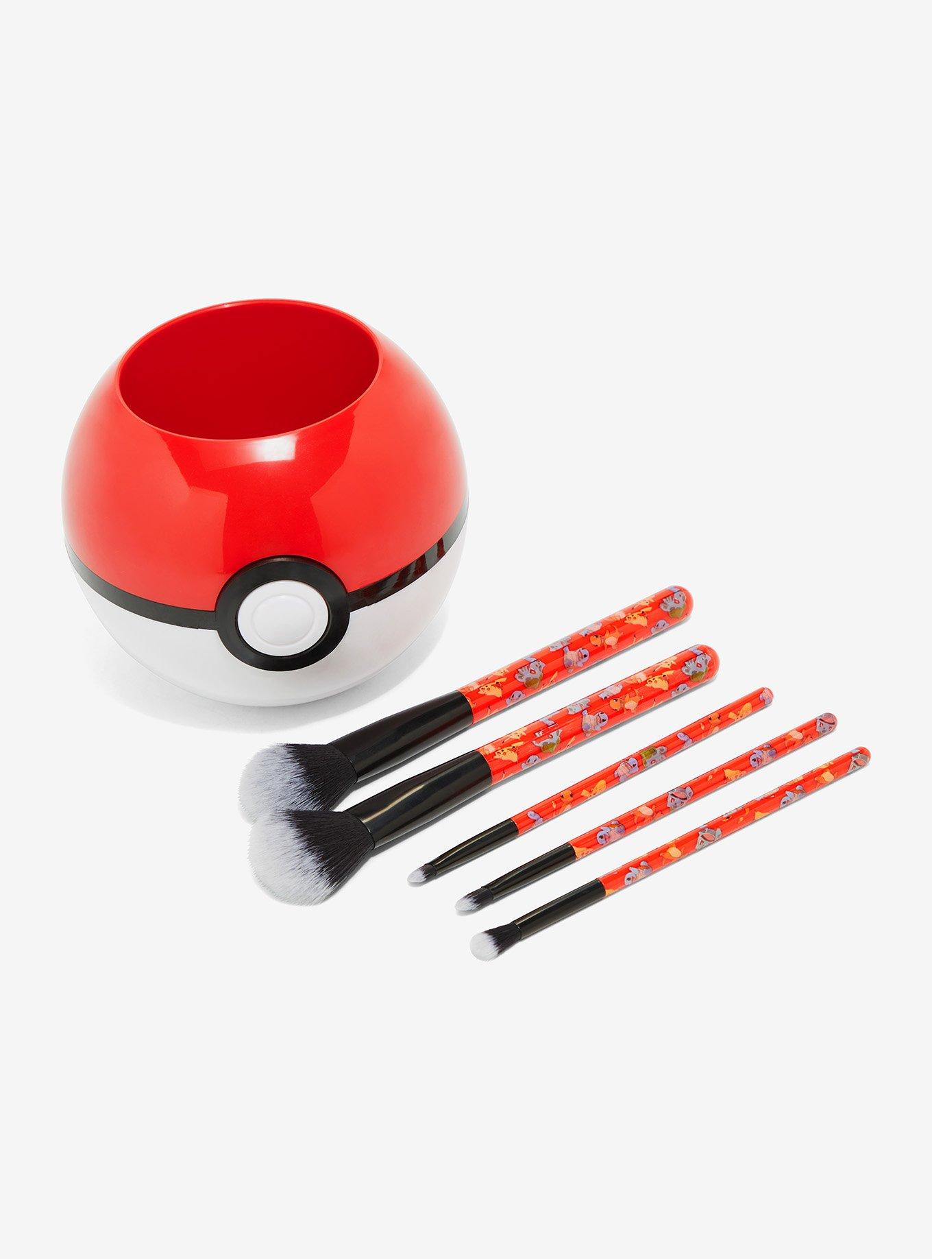 Pokemon Poke Ball Makeup Brush Set, , alternate