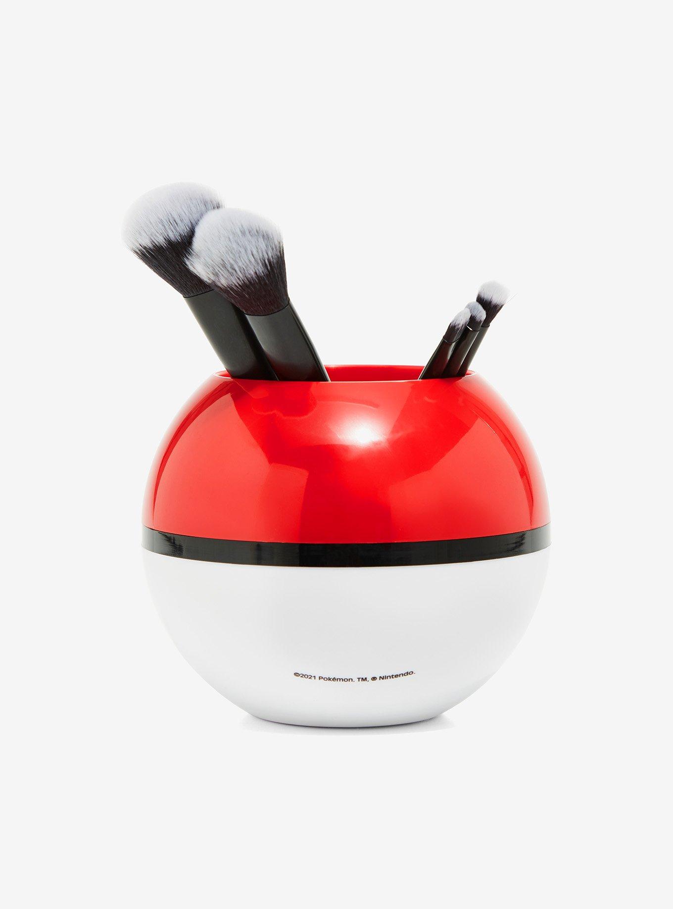 Pokemon Poke Ball Makeup Brush Set, , alternate