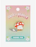 Cute & Deadly Mushroom Enamel Pin, , alternate