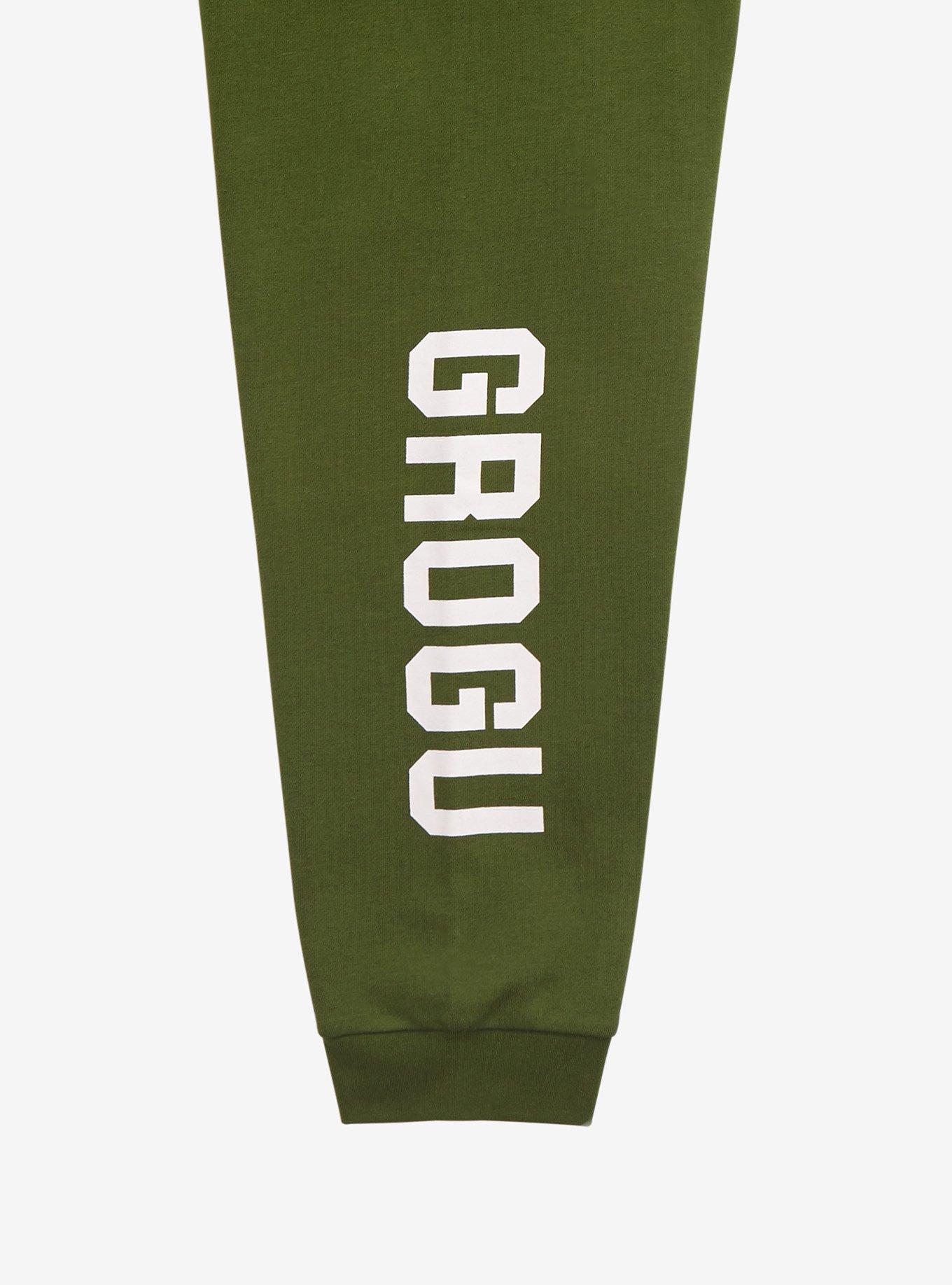 Star Wars The Mandalorian Grogu Joggers - BoxLunch Exclusive, GREEN, alternate