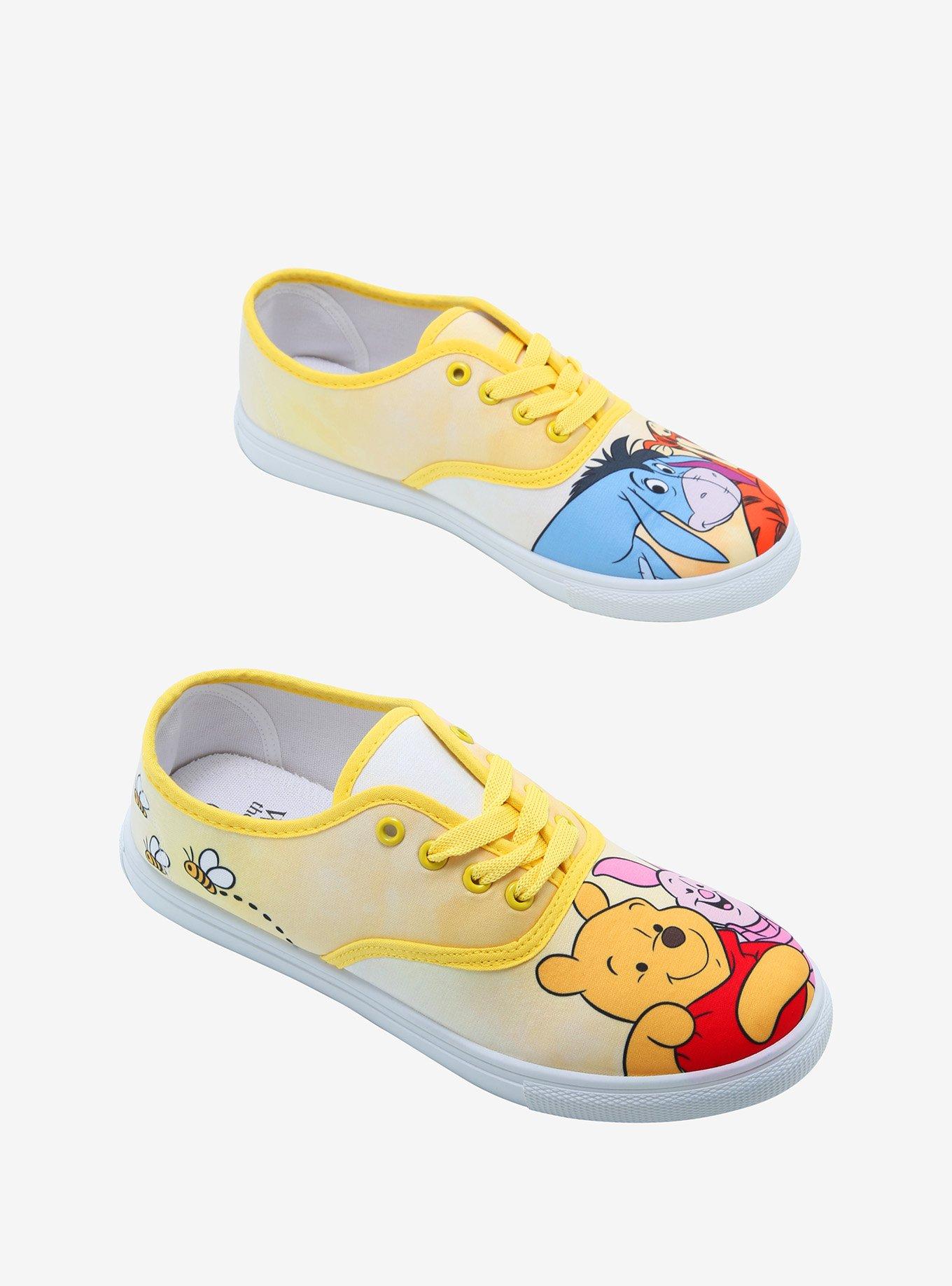 Disney Winnie The Pooh Friends Bestie Lace-Up Canvas Sneakers, MULTI, alternate