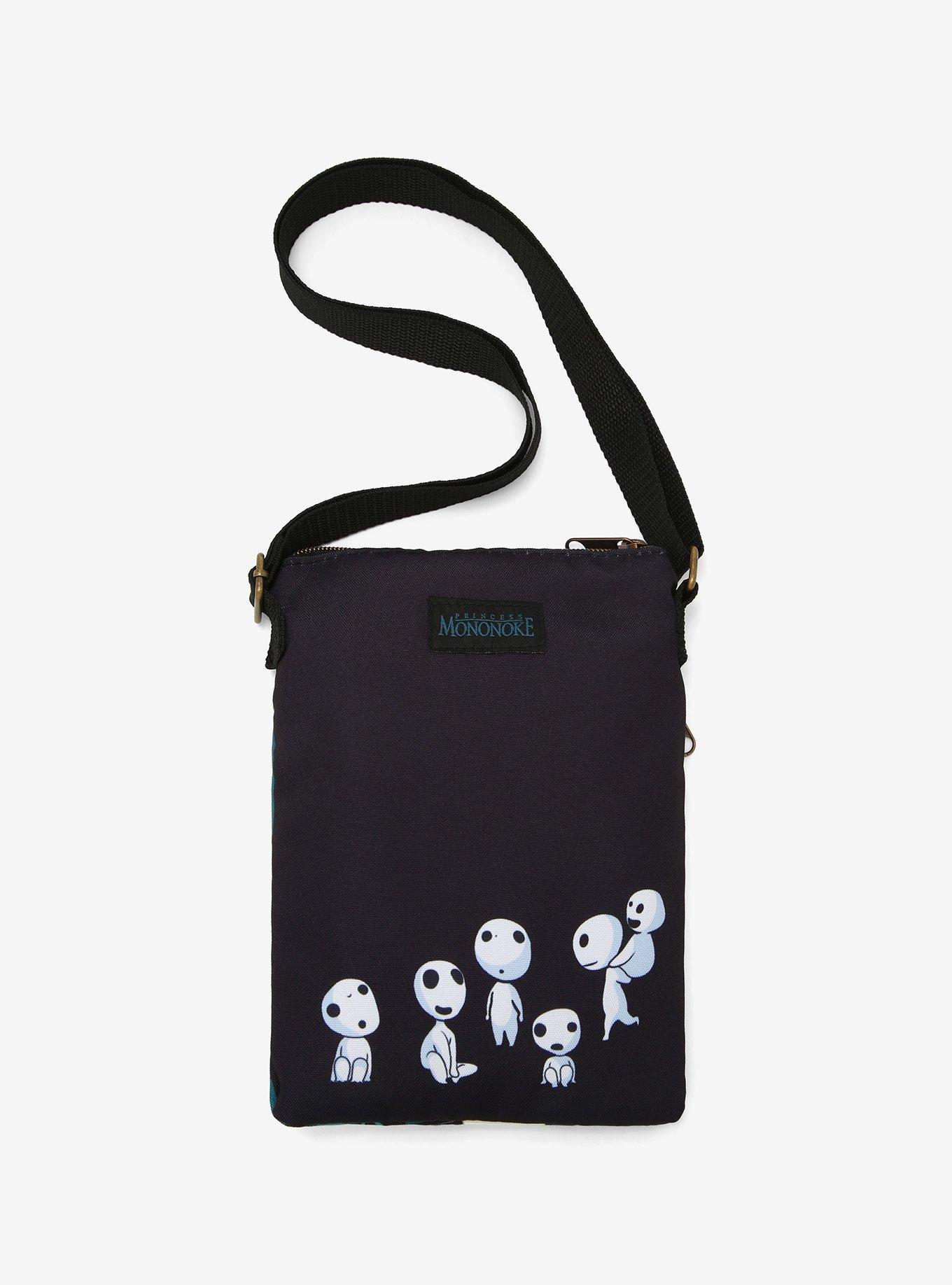 Loungefly Studio Ghibli Princess Mononoke Tree Spirits Passport Crossbody Bag, , alternate
