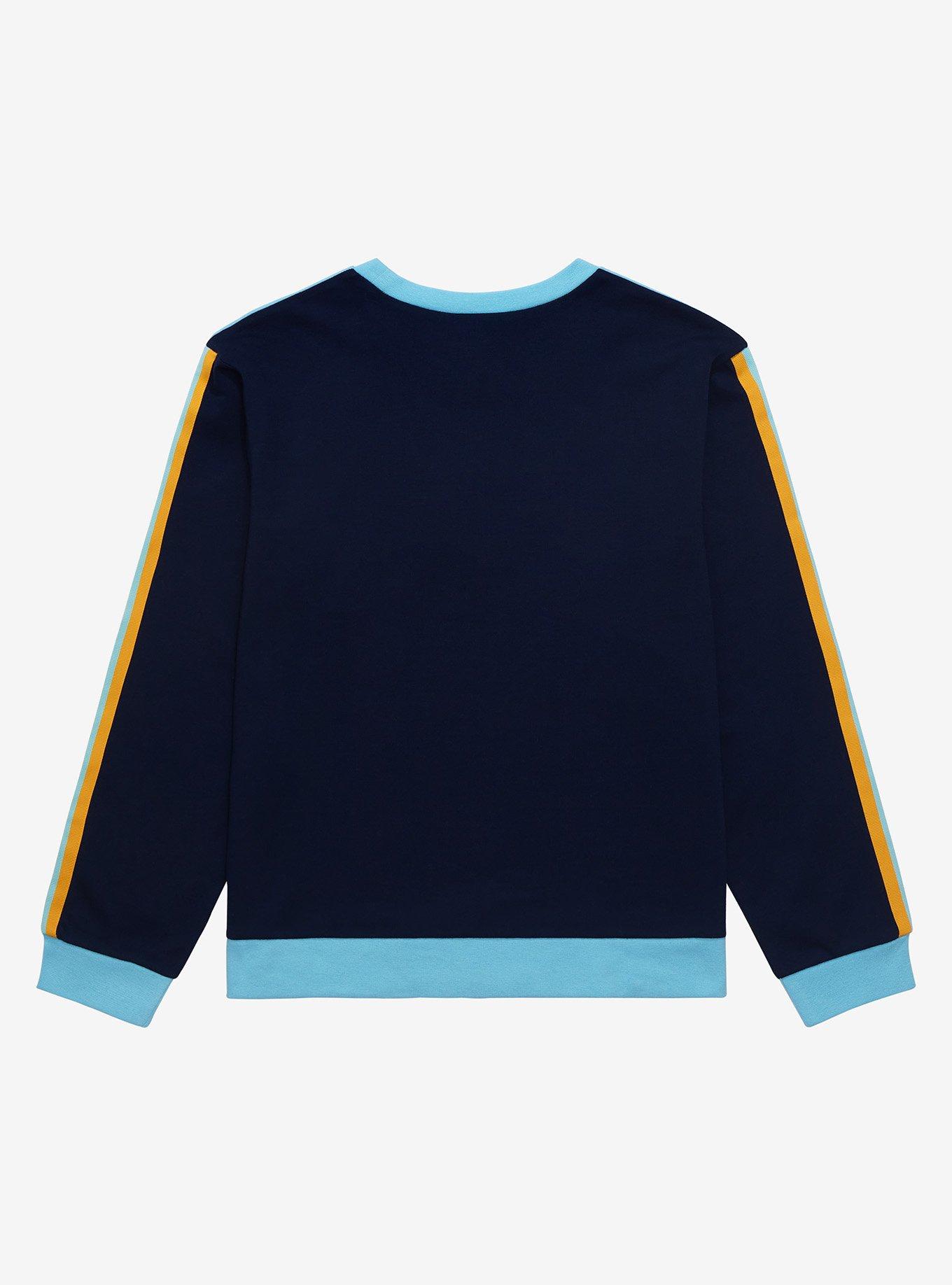 Disney Lilo & Stitch Experiment 626 Youth Panel Crewneck - BoxLunch Exclusive, BLUE, alternate