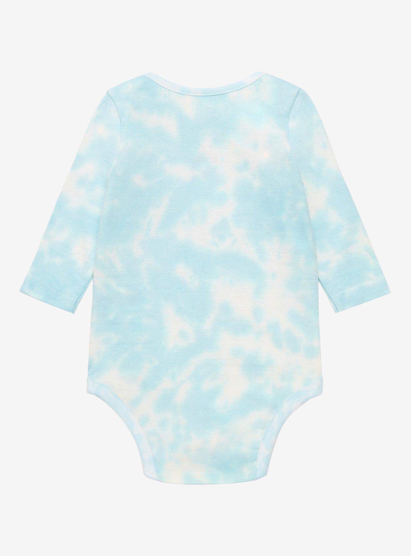 Disney Lilo & Stitch Ohana Tie-Dye Long Sleeve Infant One-Piece , TIE DYE, alternate