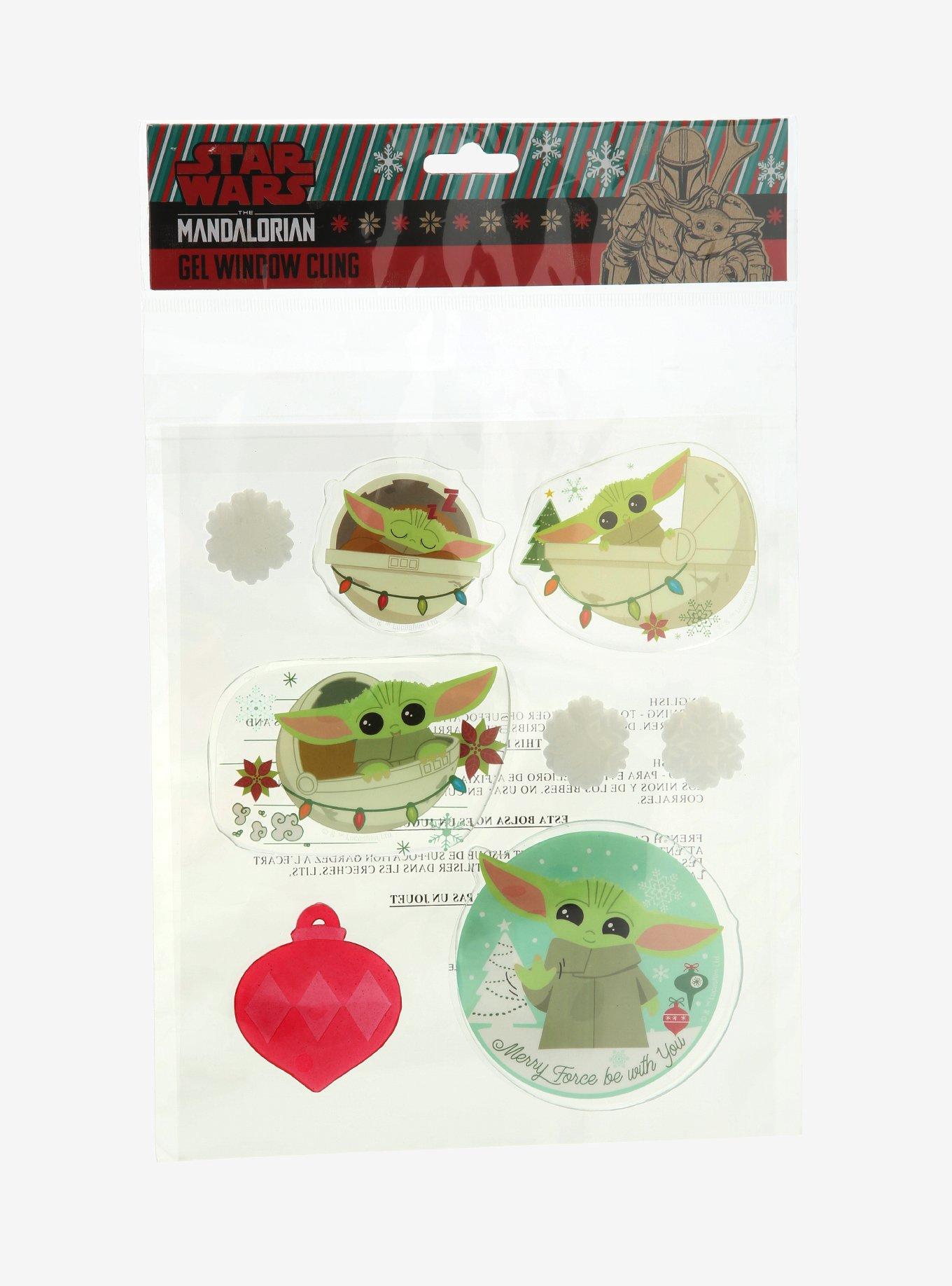 Star Wars The Mandalorian The Child Holiday Gel Clings, , alternate