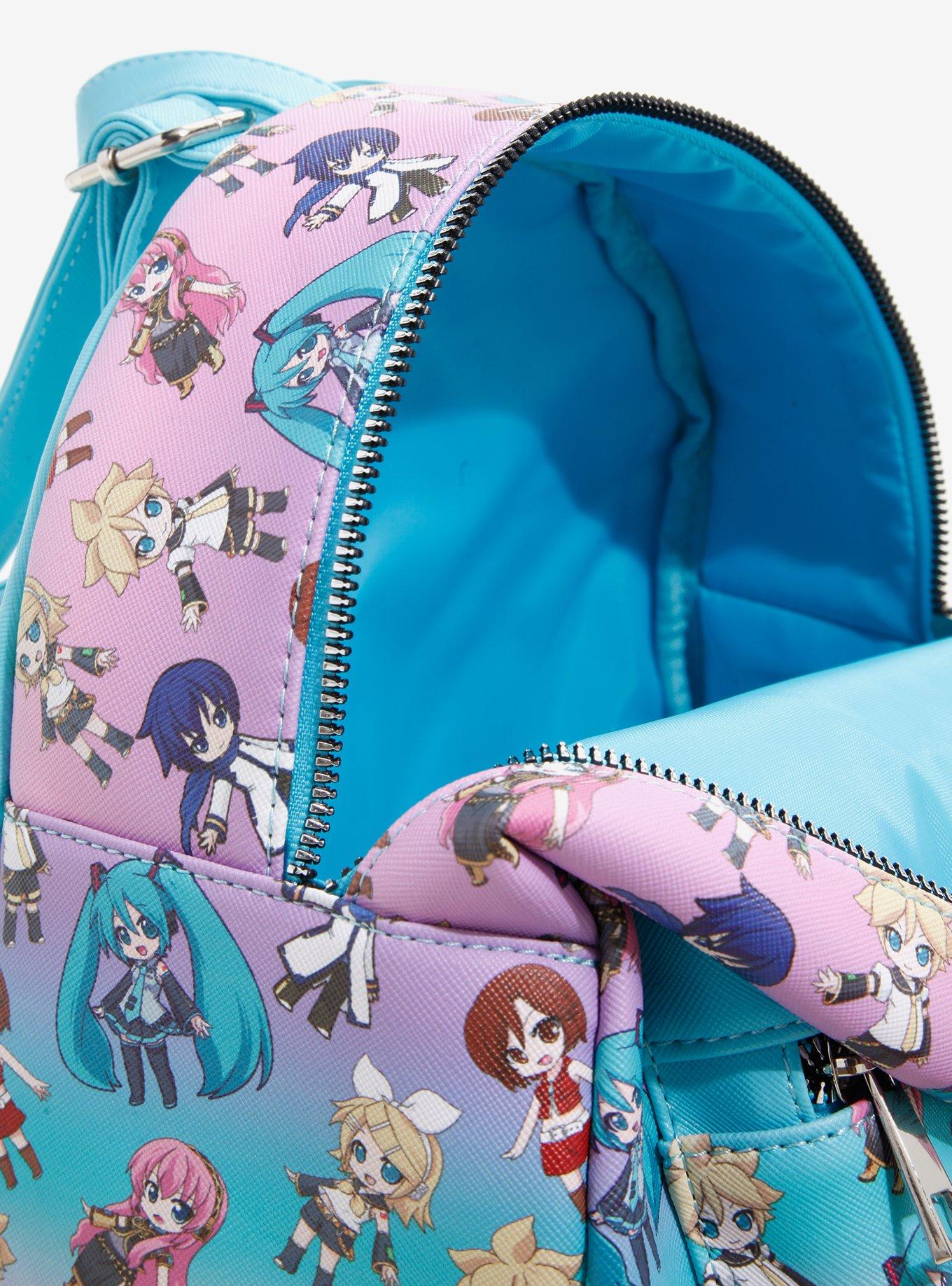 Hatsune Miku Virtual Singers Ombre Mini Backpack, , alternate