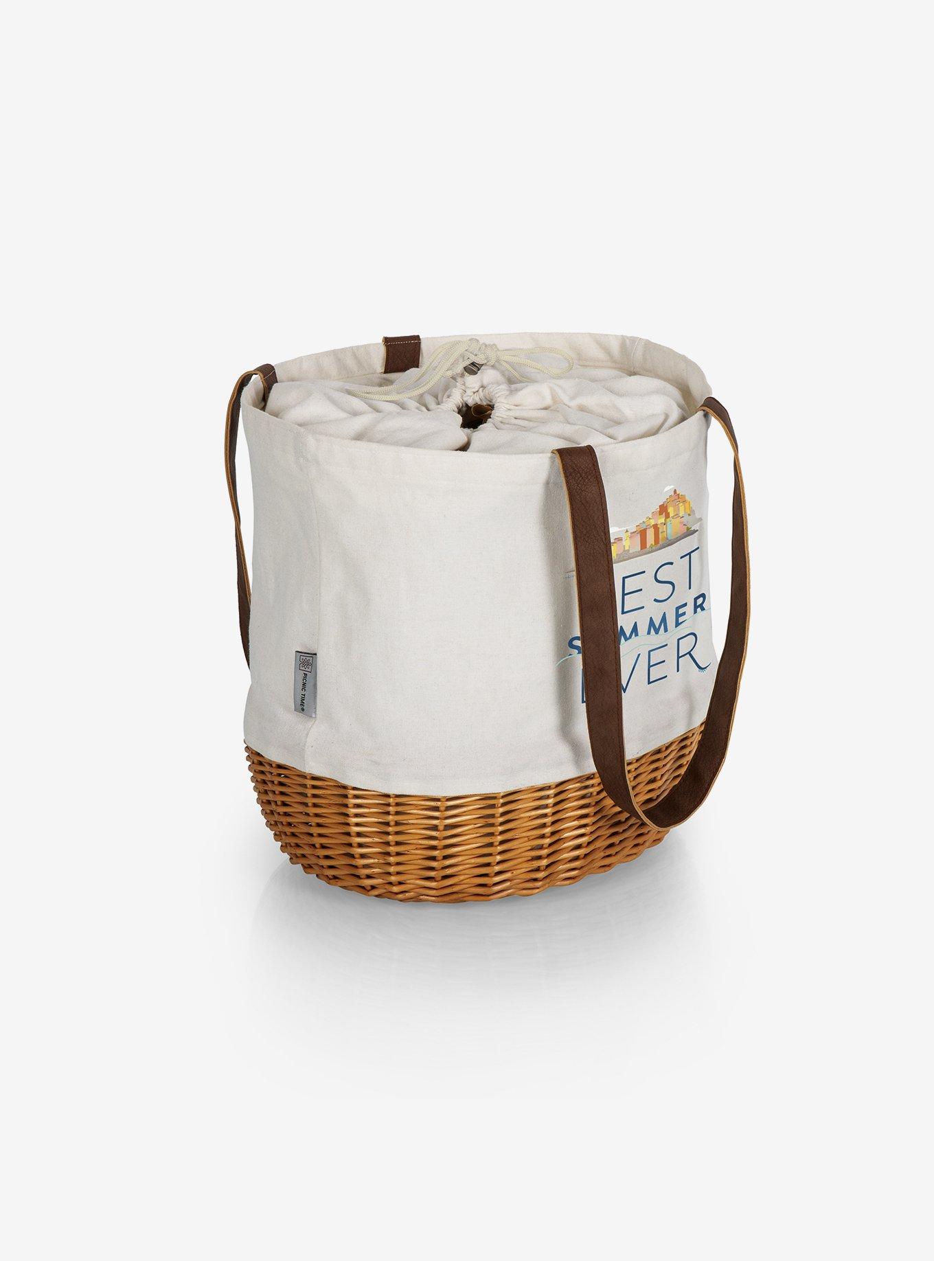 Disney Pixar Luca Canvas And Willow Basket Tote, , hi-res