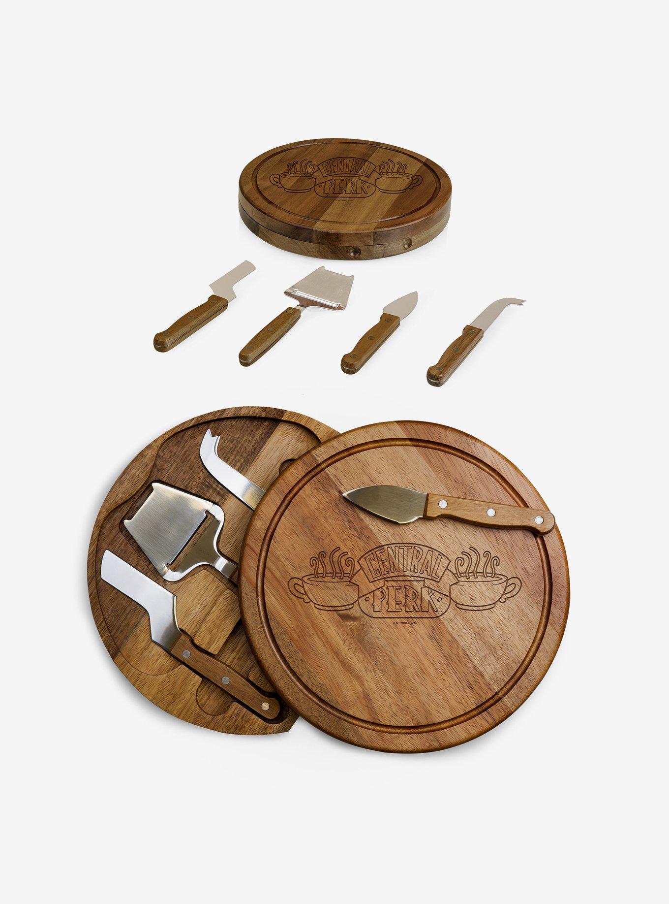 Friends Central Perk Acacia Cheese Board & Tools Set, , alternate